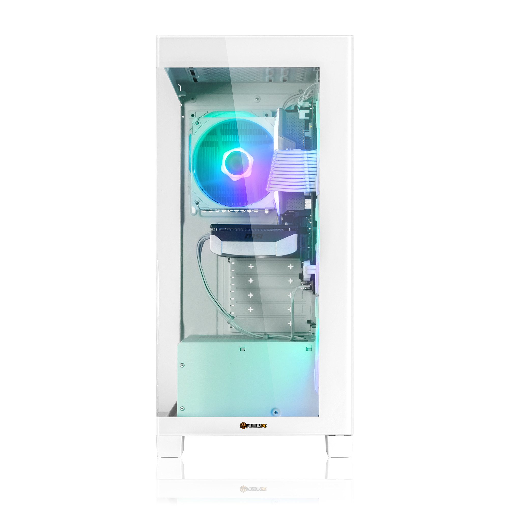 AurumPC R7 7800X3D mit RTX5070 12GB und 32GB DDR5 RAM White Edition Gaming-PC (AMD Ryzen 7 7800X3D, GeForce RTX 5070, 32 GB RAM, 1000 GB SSD, Luftkühlung, Windows 11, WLAN)