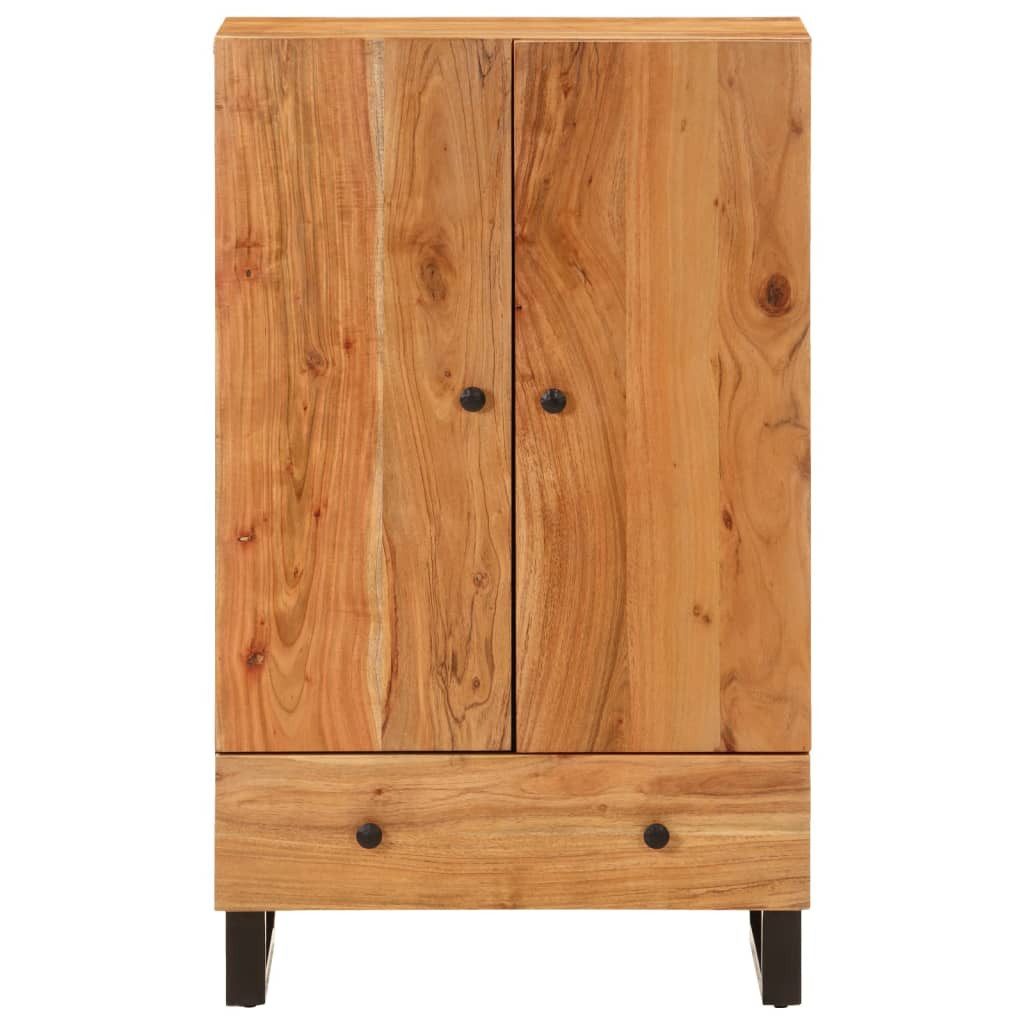 vidaXL Highboard Highboard mit Schublade 60x33x100 cm Massivholz & Eisen (1 St)
