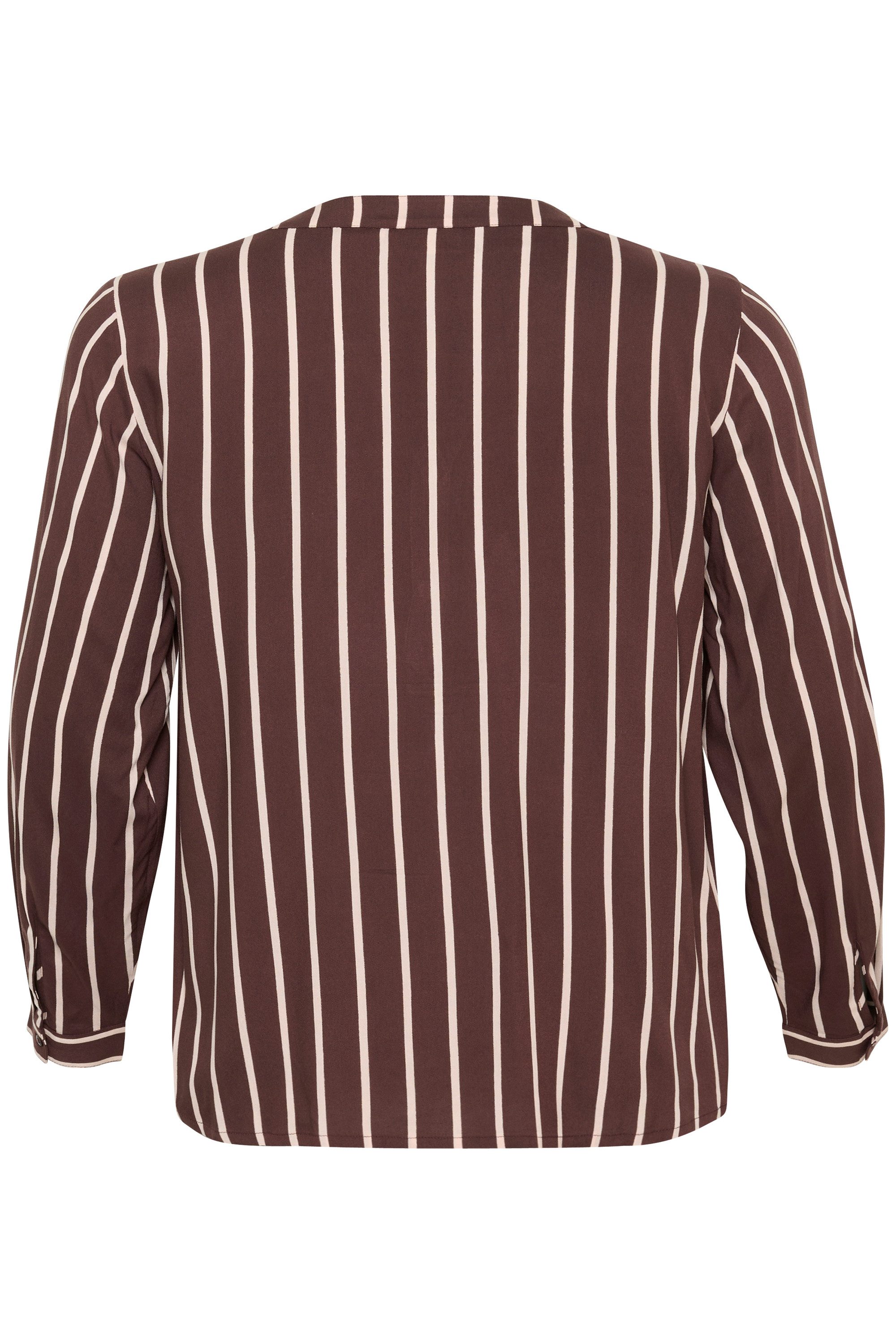 KAFFE Curve Langarmbluse Langarm-Bluse KCsida Große günstig online kaufen