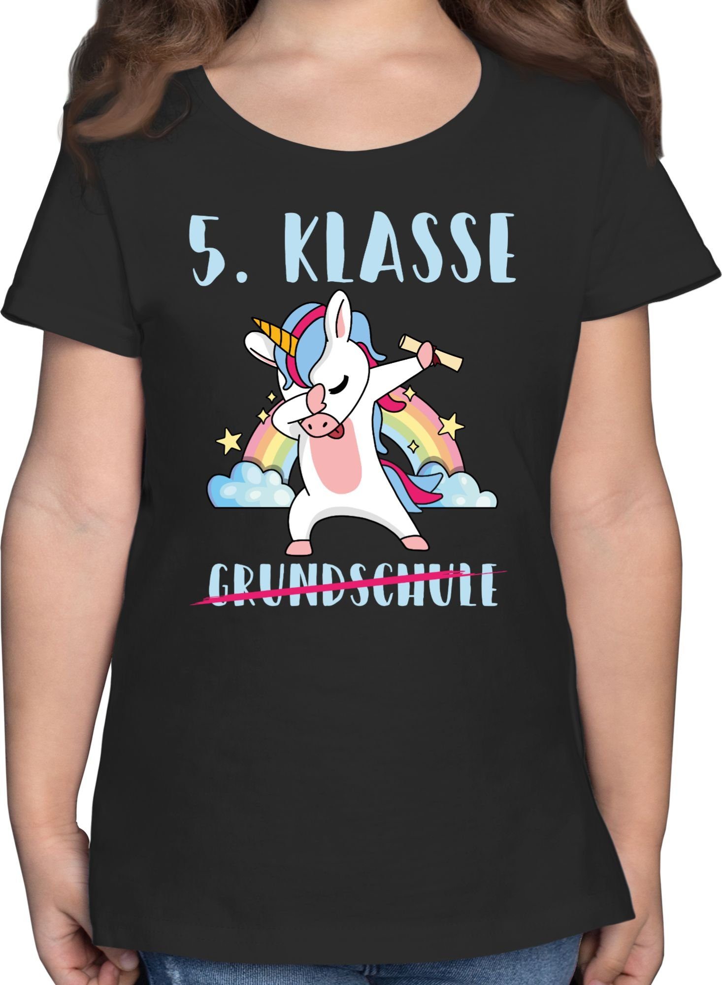T-Shirt Grundschule 5. Klasse Einhorn