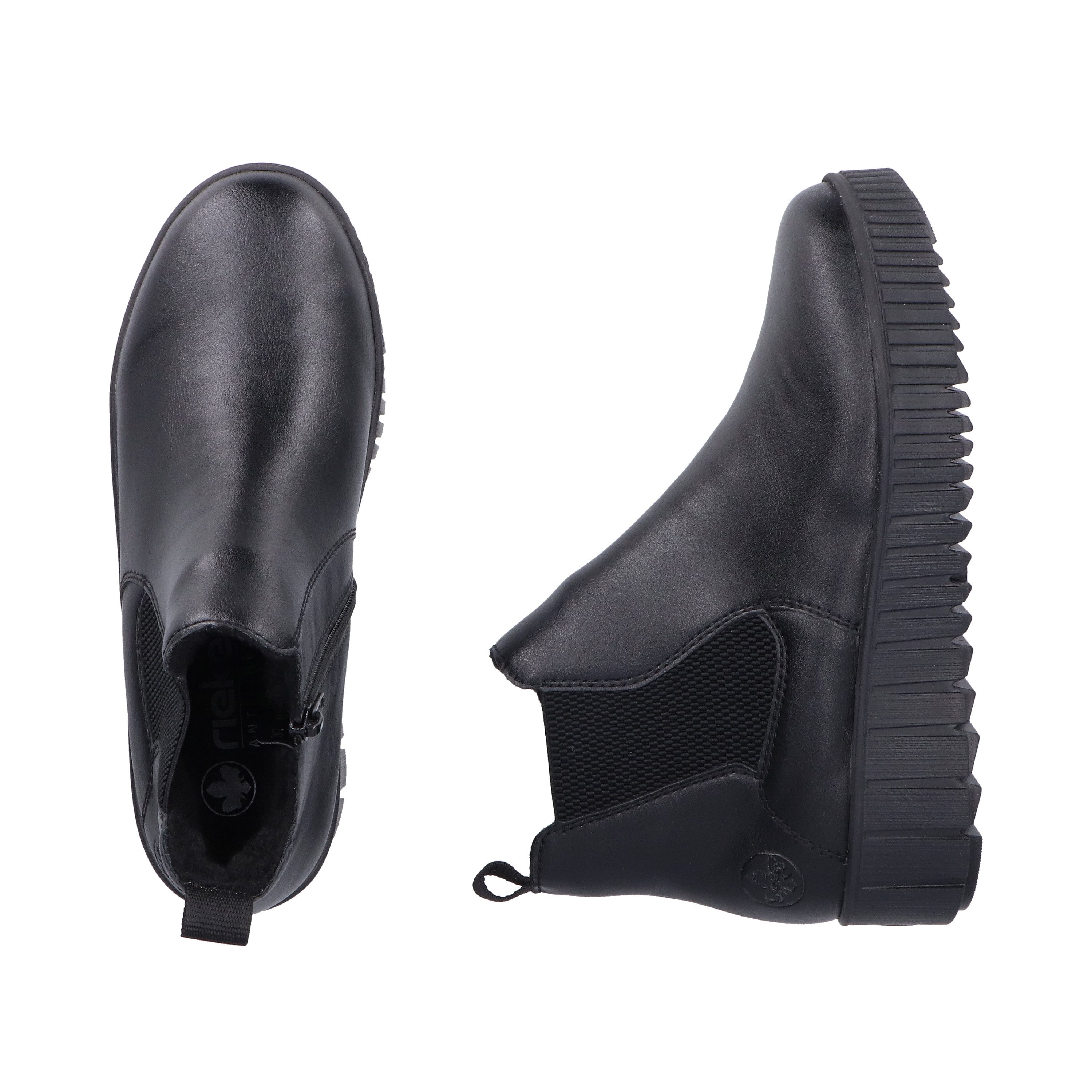Rieker Winterboots Chelseaboots, Plateausneaker, Stiefelette, Reißverschluss und Stretch