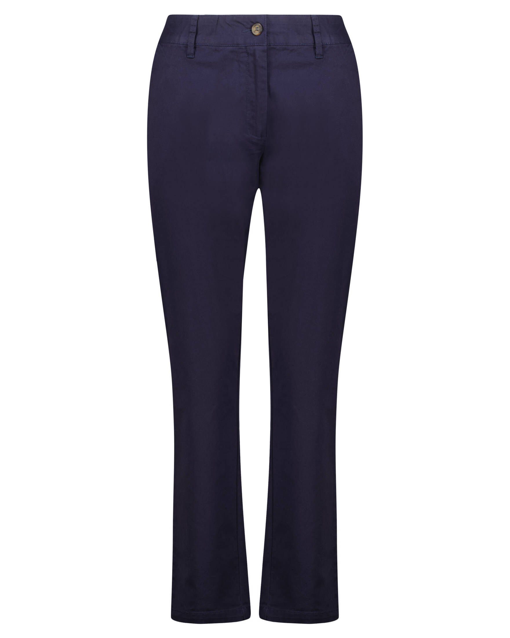 Gant Chinohose (52) (1-tlg) FIT Chinohose SLIM marine Damen