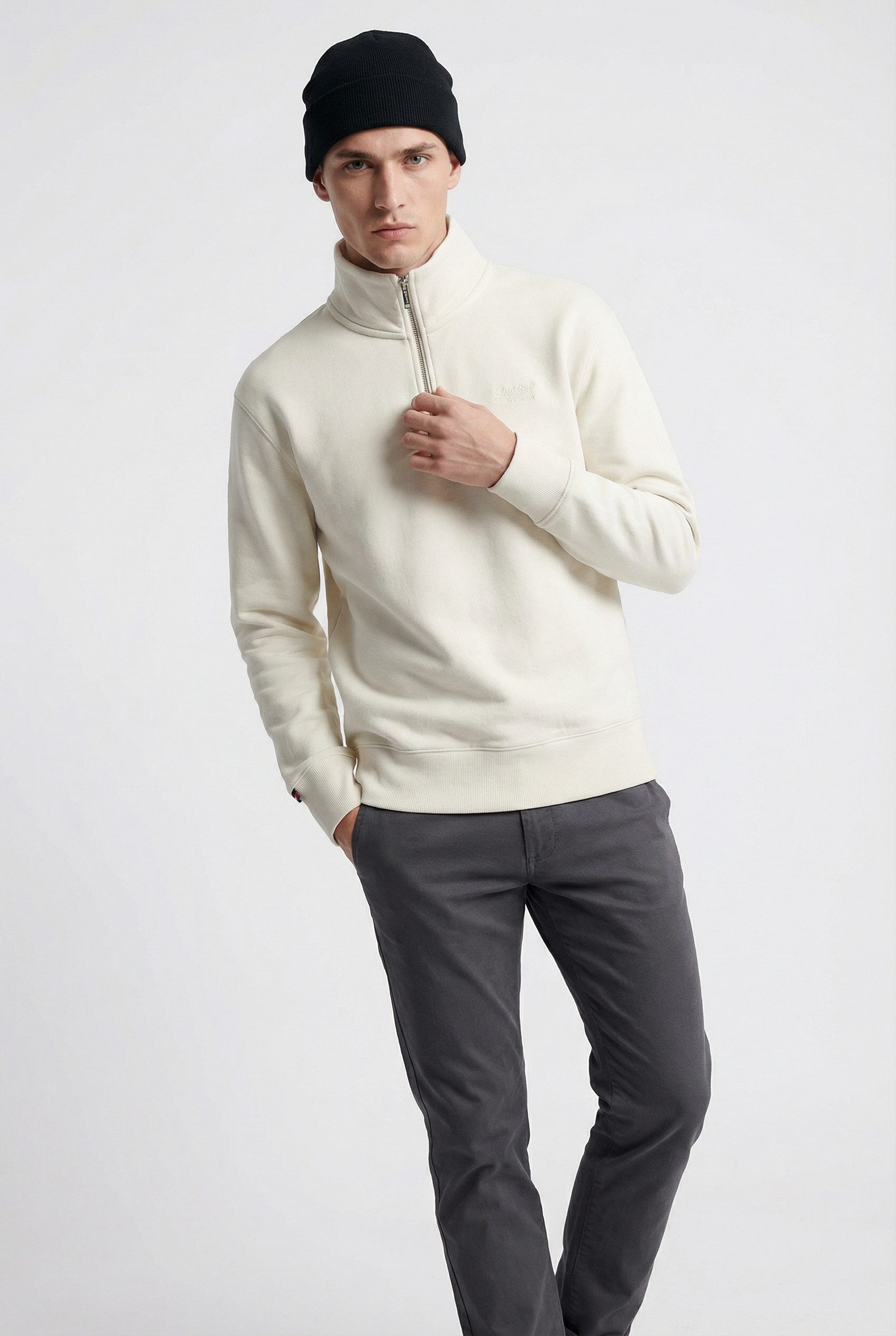 Superdry Sweatshirt ESSENTIAL LOGO HENLEY günstig online kaufen