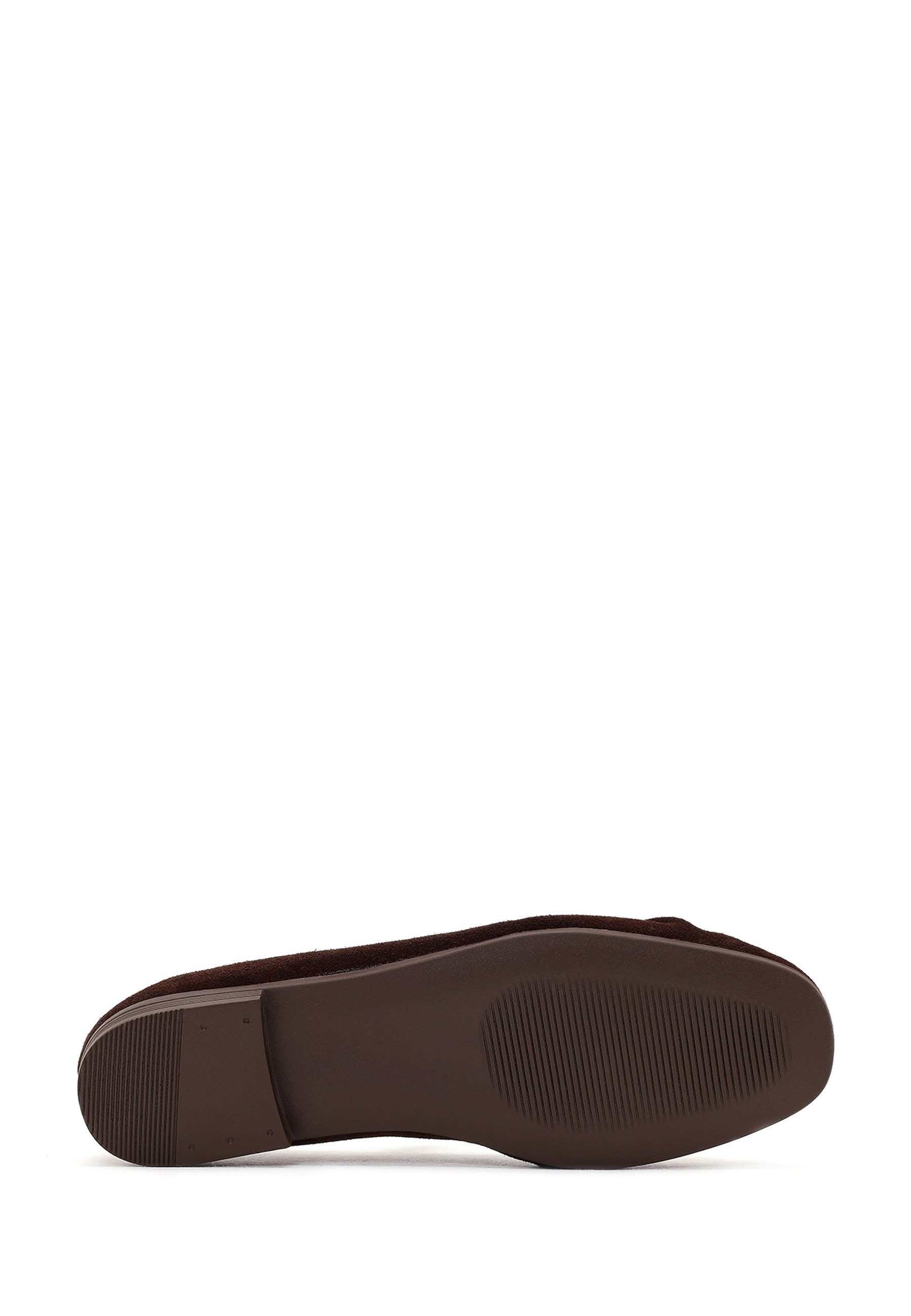 Derimod Ballerinas aus Veloursleder Ballerina Echtes Wildleder, Lederfutter, Elastischer Riemen,Geraffte Zehenpartie – Bild 5 von 5