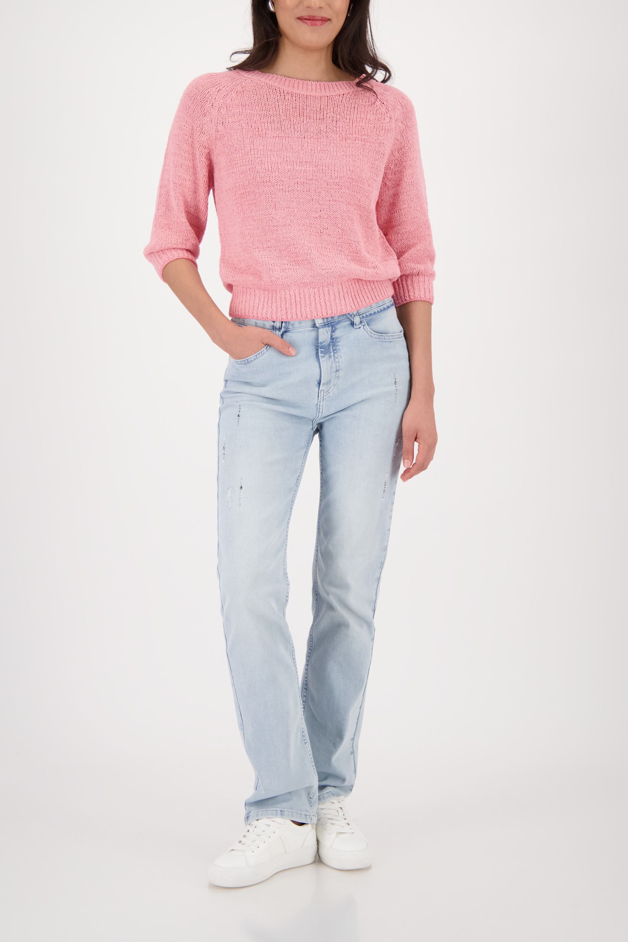 Monari Rundhalspullover