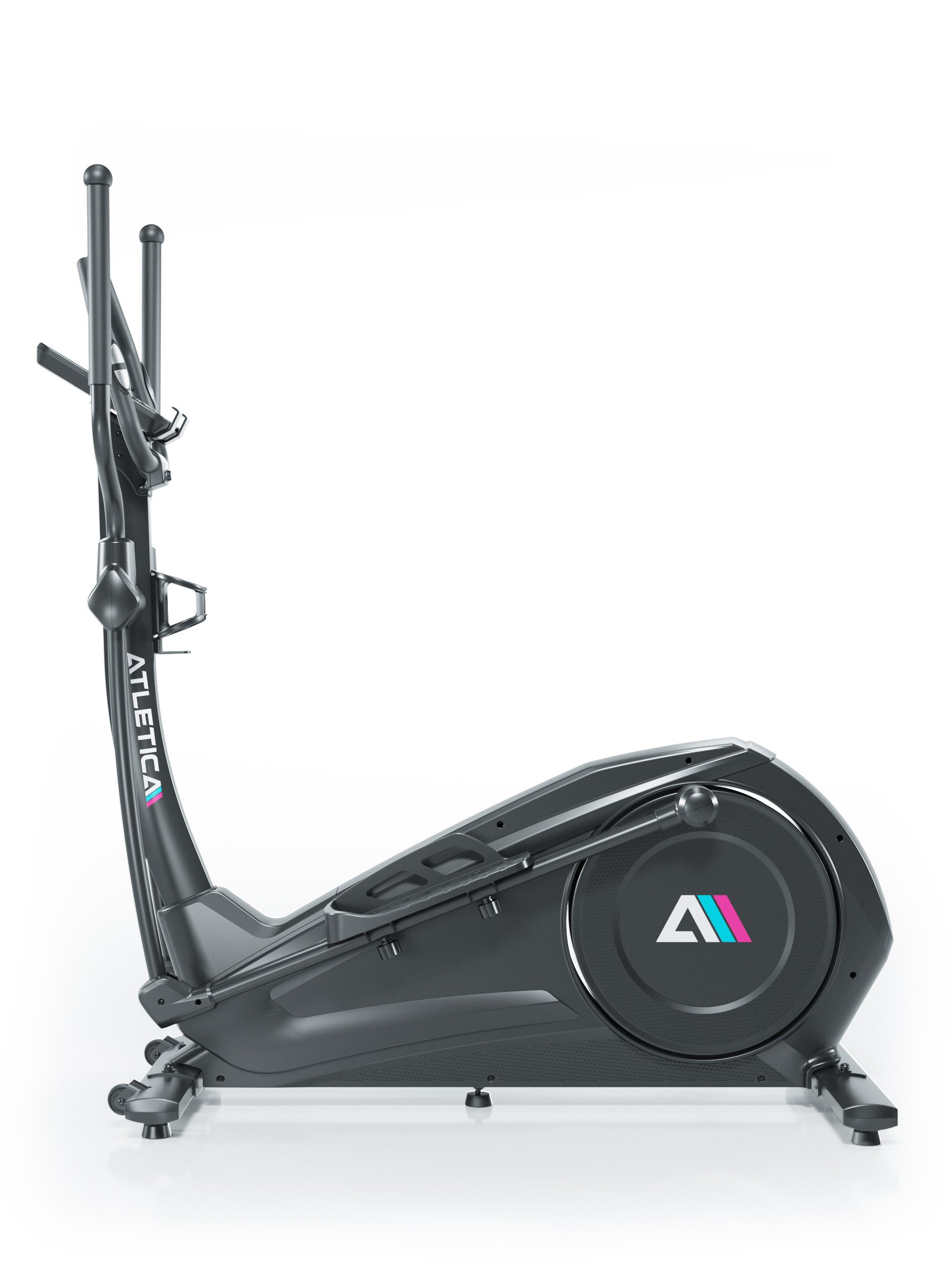 ATLETICA Crosstrainer Cyclone Crosstrainer, Kompakte Stellfläche für kleine Räume