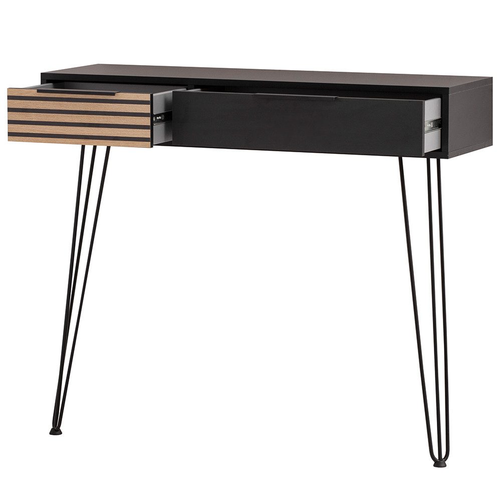 Lomadox Garderoben-Set HUNTSVILLE-80, (Spar-Set, 3-St), in schwarz mit Akus günstig online kaufen