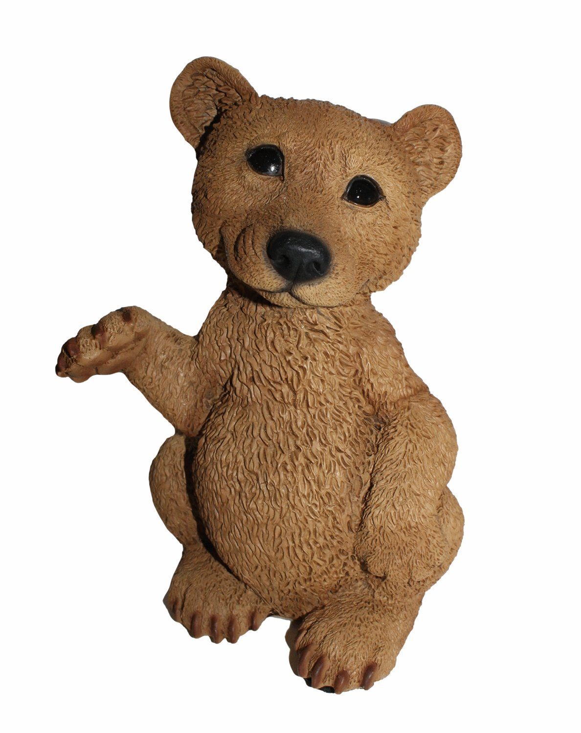 Tierfigur Dekofigur Bär stehend winkend Kollektion Castagna aus Resin H 24 cm