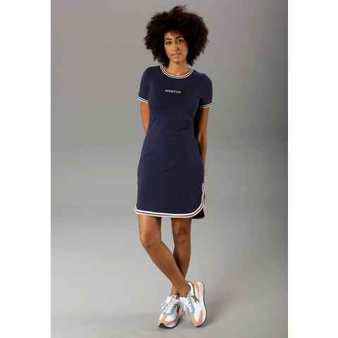 Aniston CASUAL Jerseykleid mit raffiniertem Saum