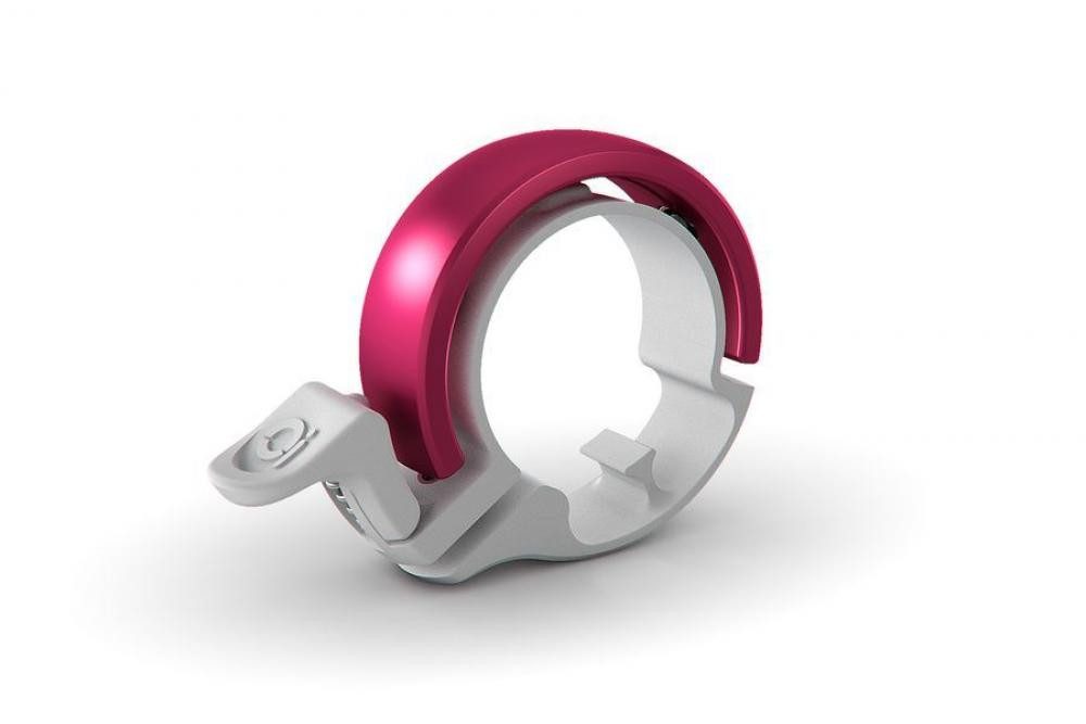 Knog Fahrradklingel Knog Fahrradklingel Oi Classic groß 23.8-31.8mm weiß pink