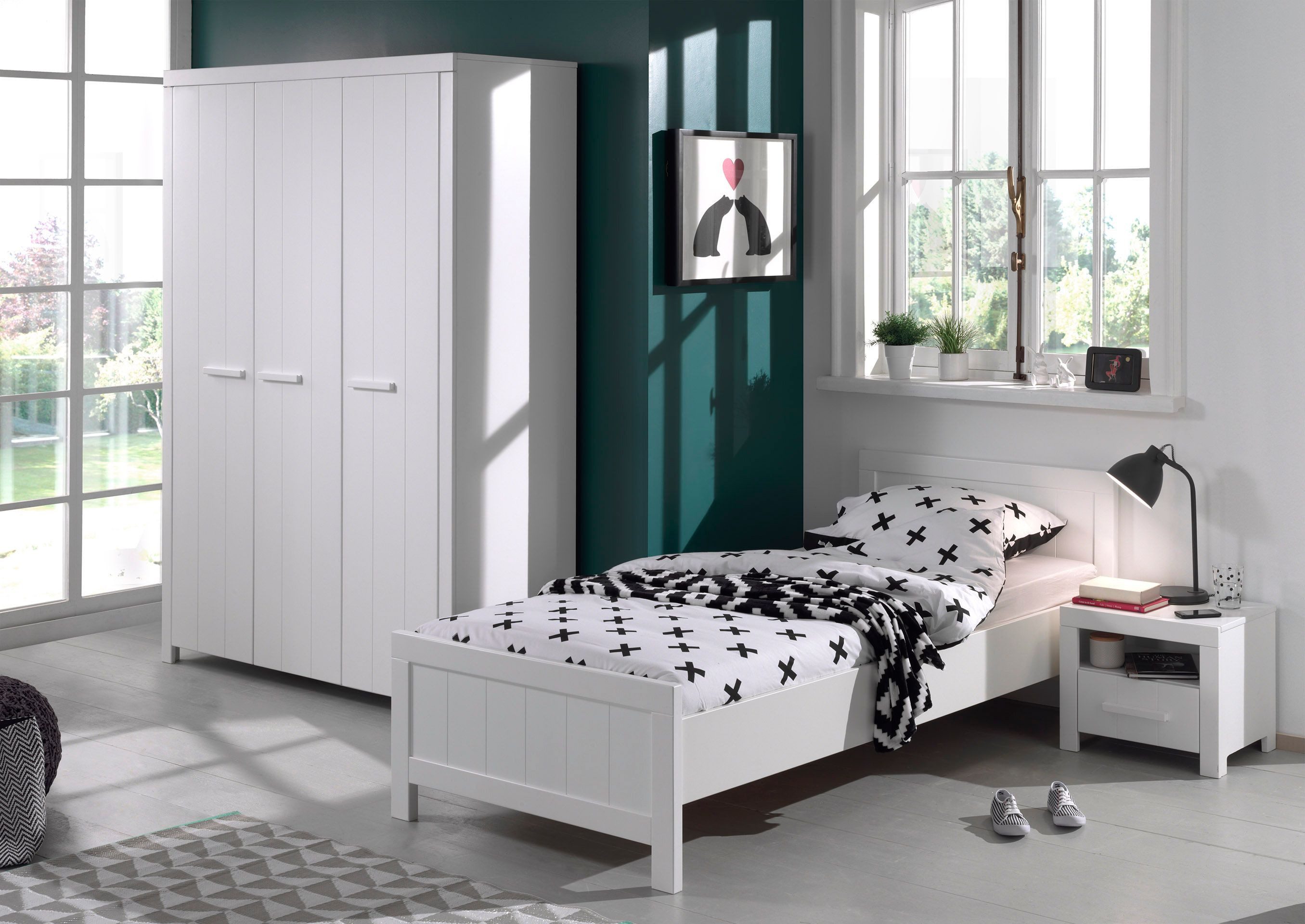 Faizee Möbel Jugendzimmer-Set Erik Set 3Tlg.
