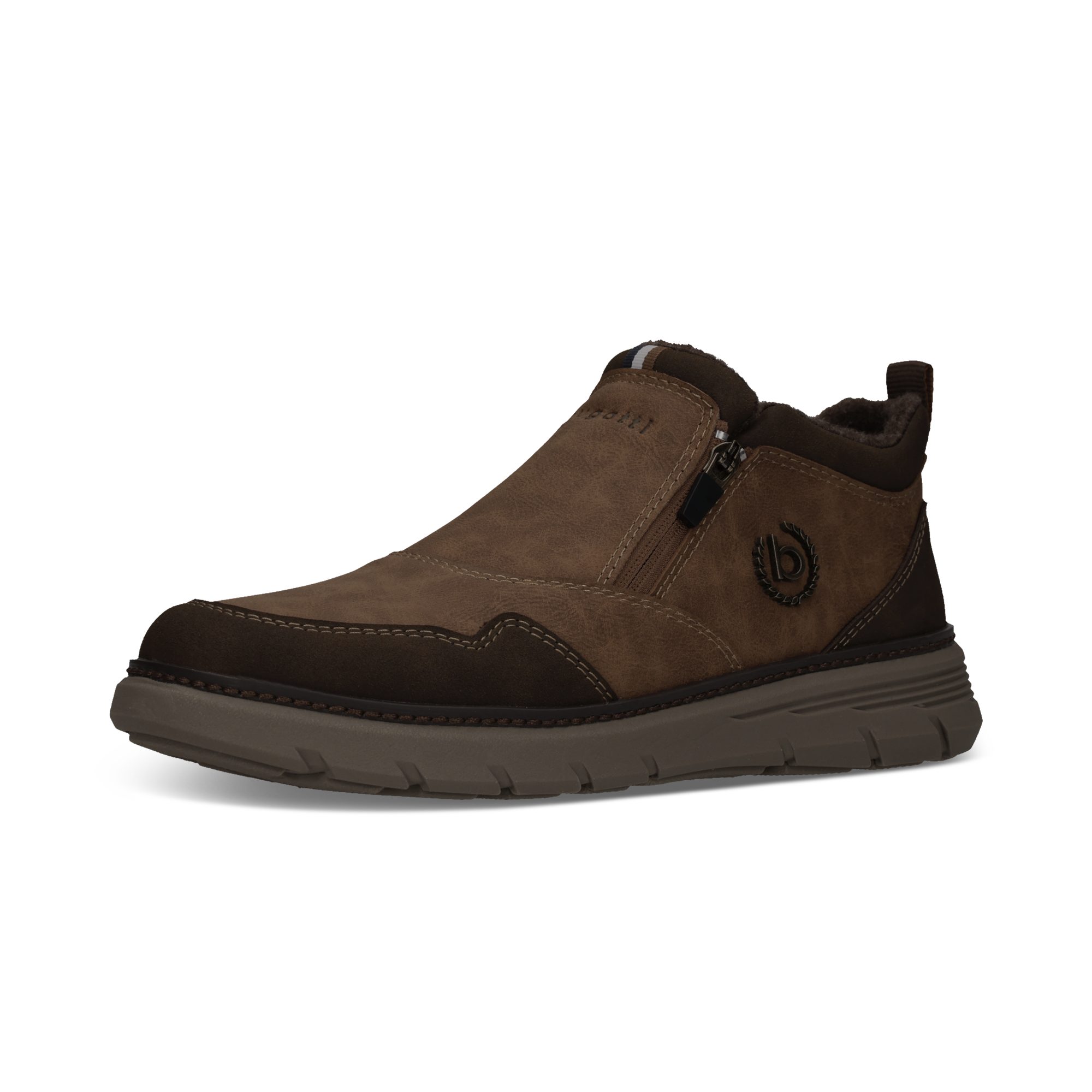 bugatti Slip-On Sneaker Stiefelette, Boots, High-Top-Sneaker mit Reißverschluss
