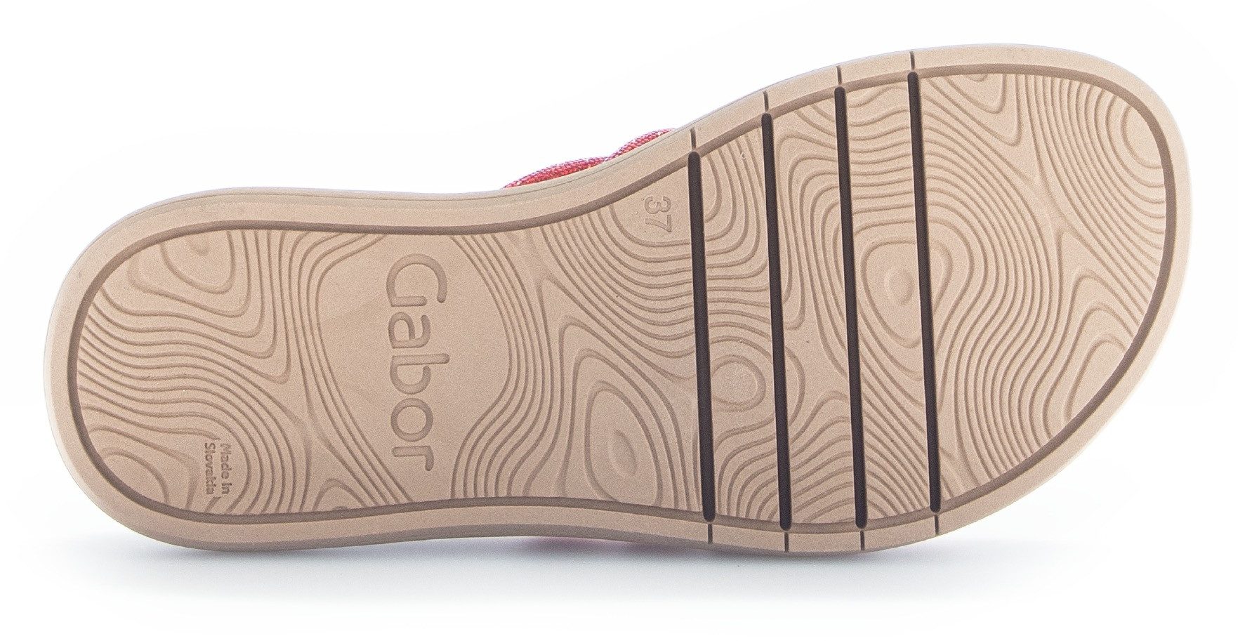 Gabor Pantolette, Plateau, Sommerschuh, Schlappen in funkelnder Optik