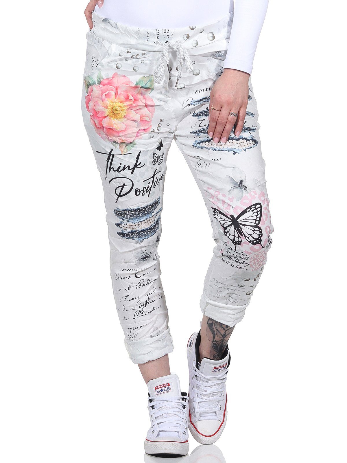 CLEO STYLE Schlupfhose Damen Sweathose 1289 Style 6