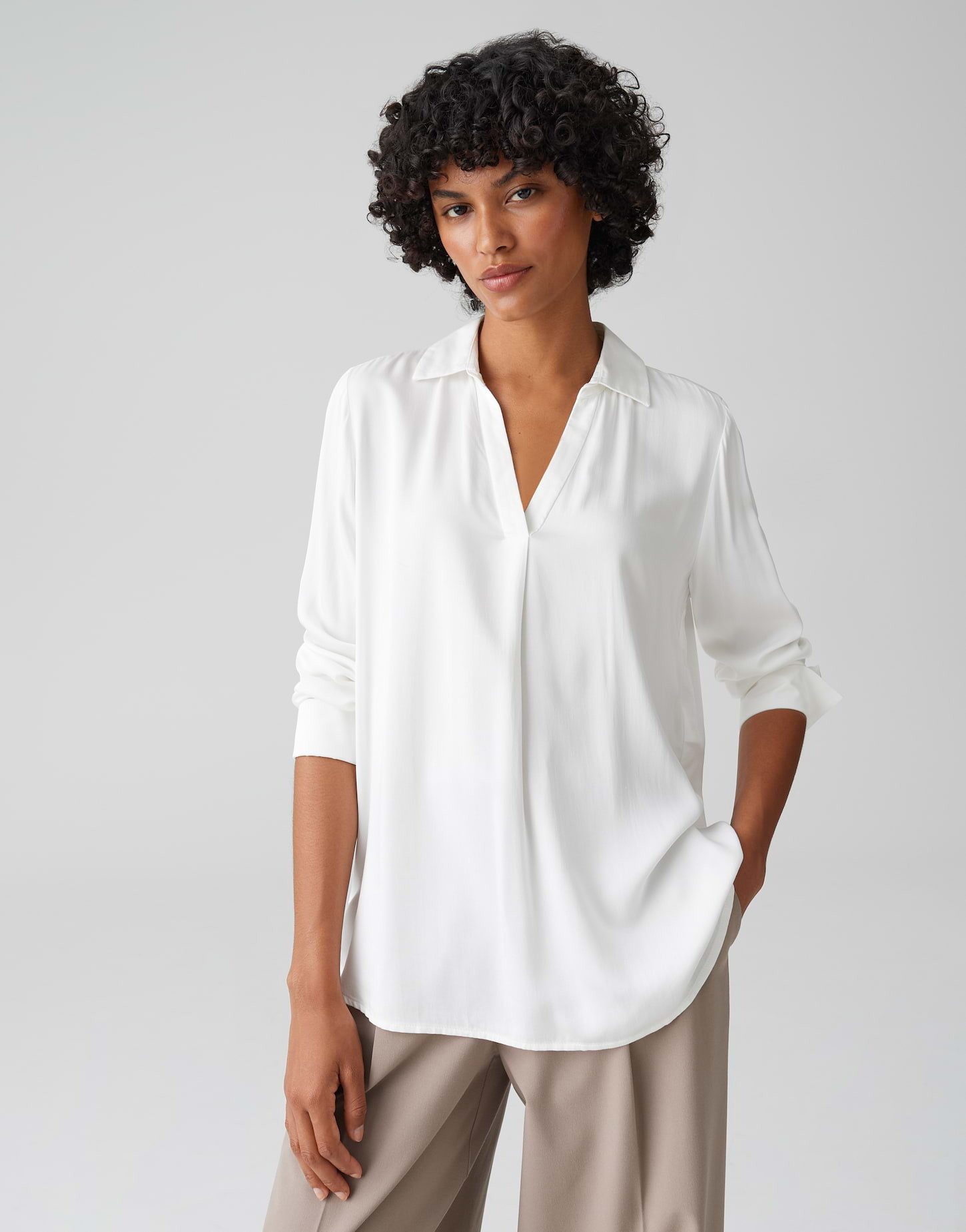 OPUS Shirtbluse Shirtbluse FANGI Regular aus Viskose