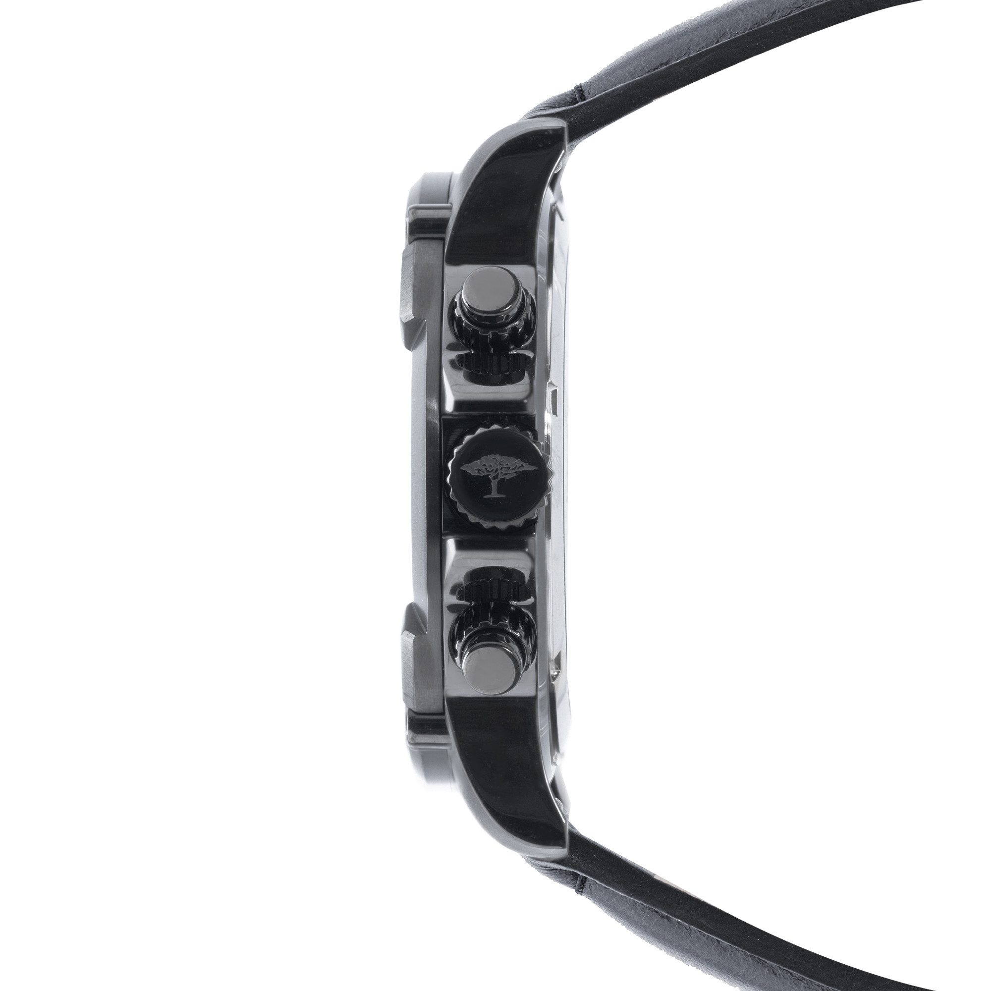 FYNCH-HATTON Chronograph FHT-0006-LC, Quarzuhr, Armbanduhr, Herrenuhr, Lederarmband, analog, Tag
