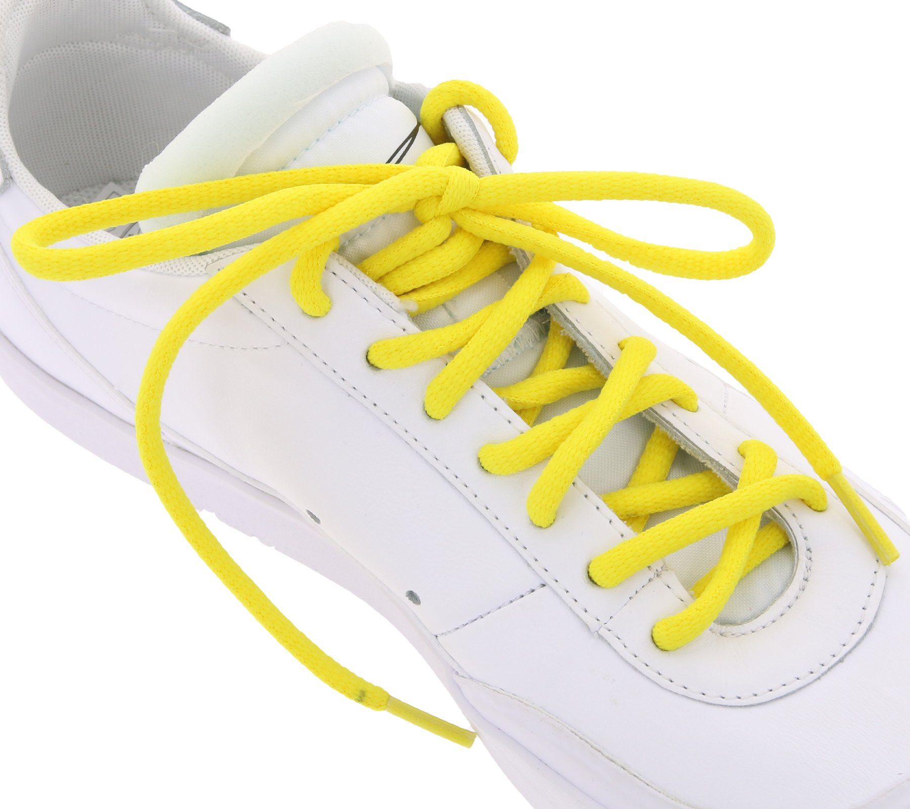 Tubelaces Schnürsenkel TubeLaces Schnürbänder farbenfrohe Schuh Schnürsenkel Schuhband Gelb