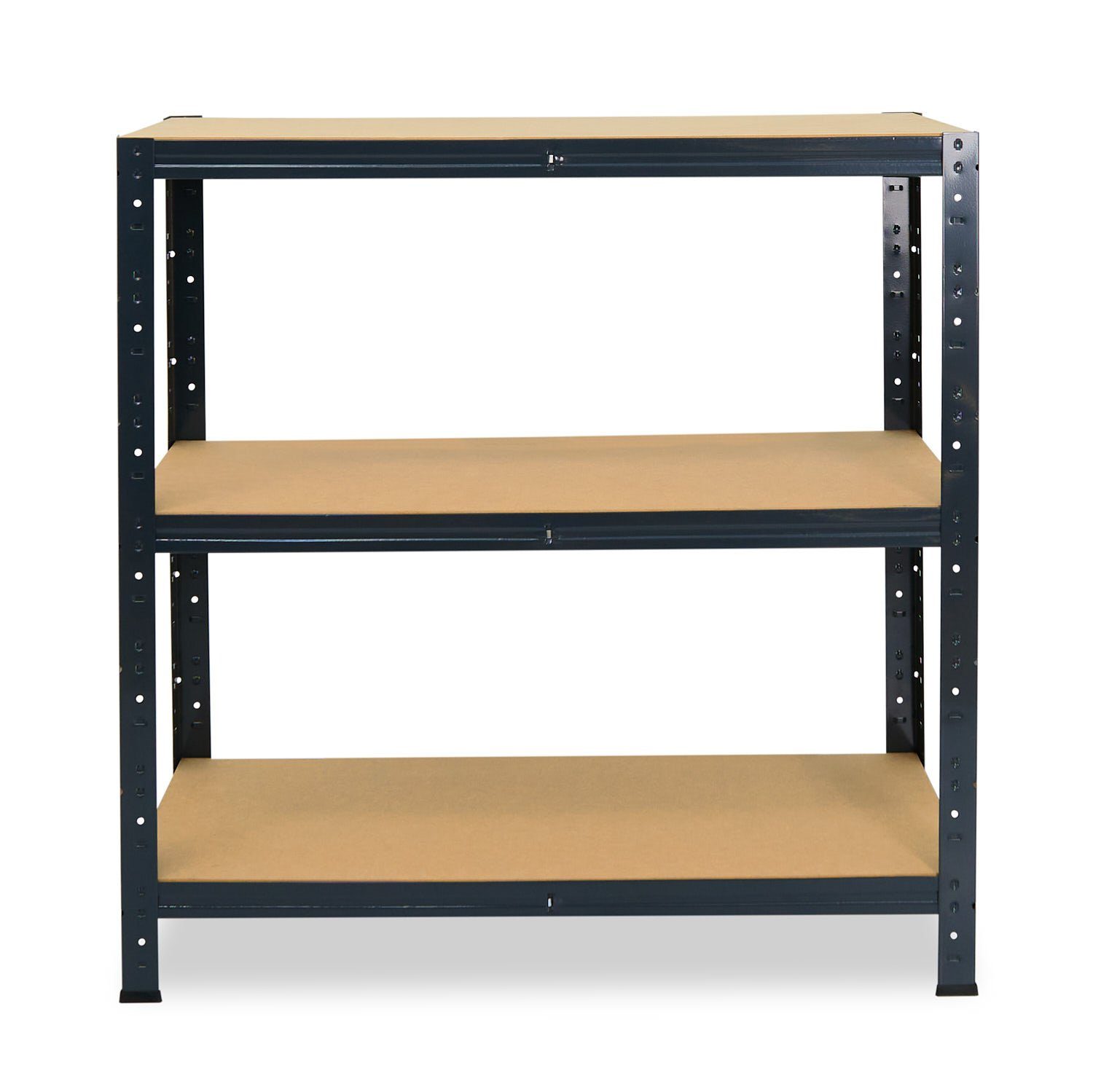 shelfplaza Schwerlastregal HOME, 100x40x60cm anthrazit, mit Metallregal Werkstattregal Böden, Lagerregal, Metall Garagenregal, oder als Kellerregal, mit 3 175kg Steckregal Tragkraft