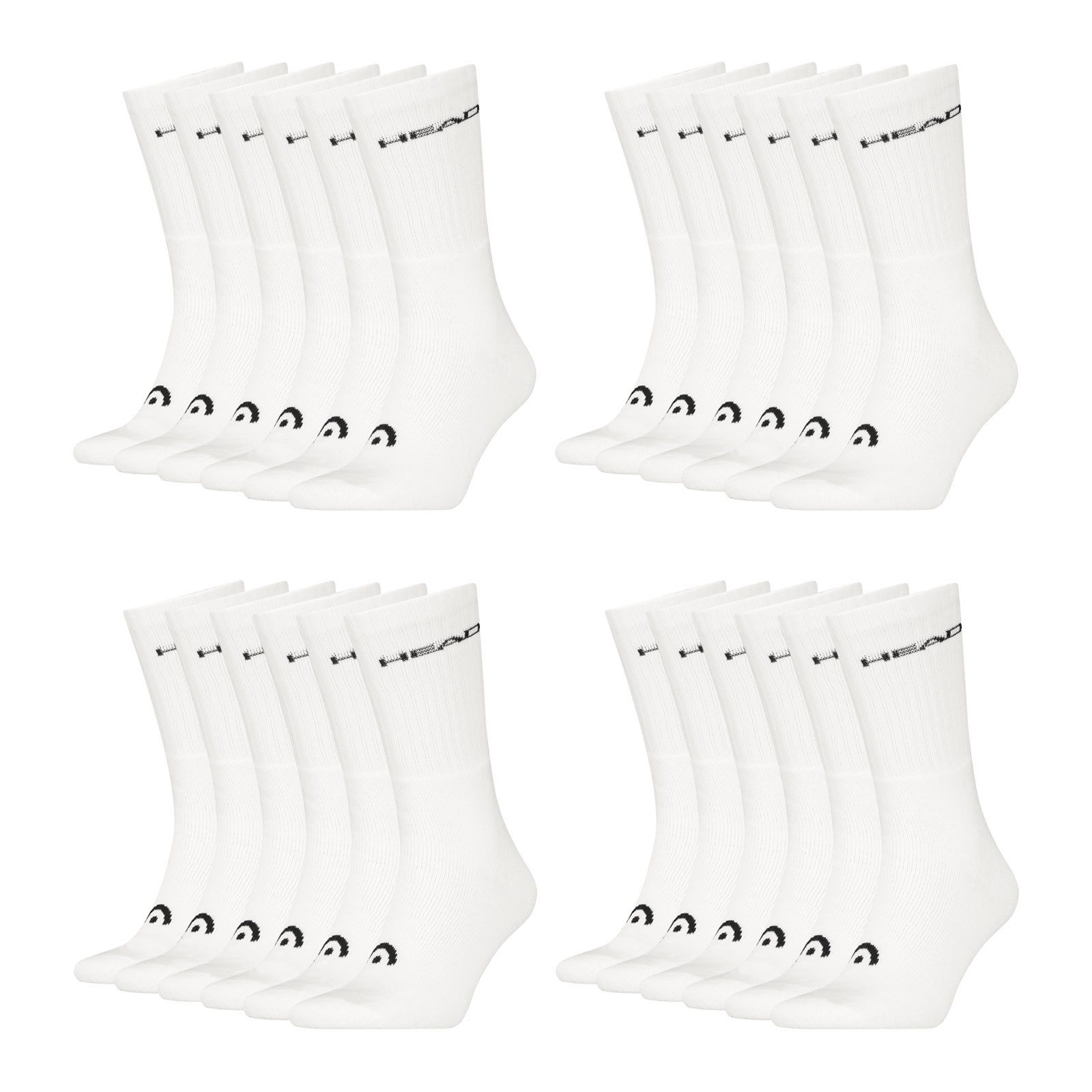 Head Sportsocken Crew Socken (12-Paar) mit Logo