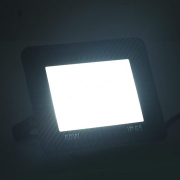 vidaXL Flutlichtstrahler LED-Fluter 2 Stk. 50W Kaltweiß