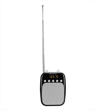 Retekess TR623 Sprachverstärker mit Mikrofon, Headset für Ostergeschenk UKW-Radio (Verstärker Digitaler FM-Player, unterstützt USB, batterie, TF, AUX)