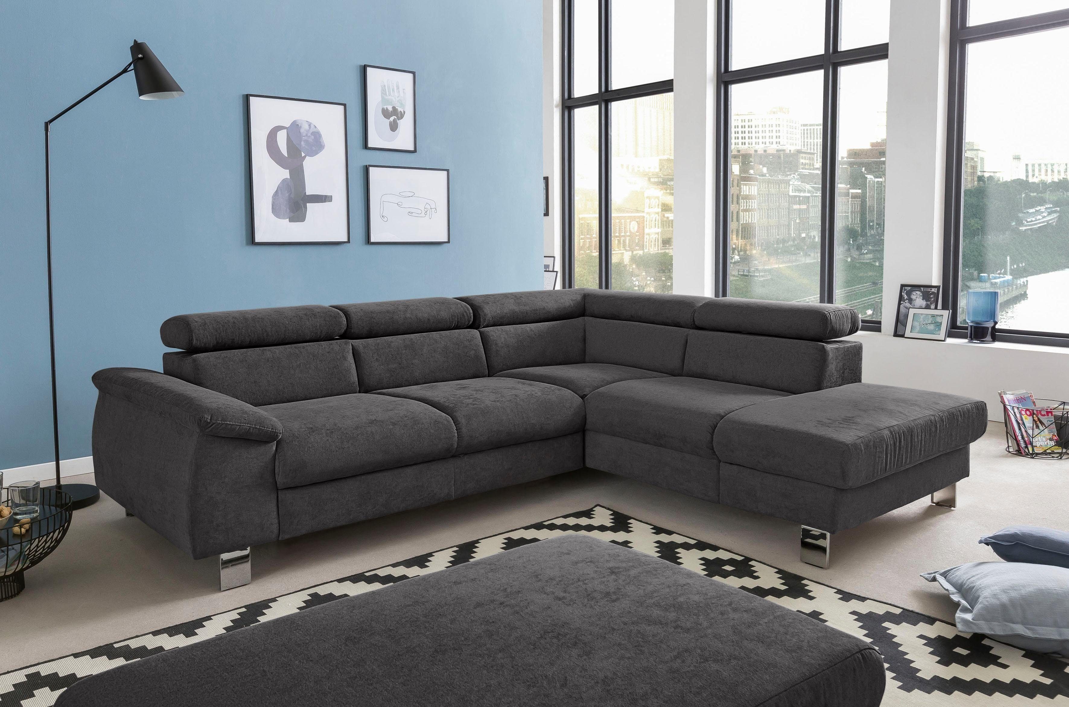 COTTA Polstergarnitur Komaris L-Form, (Set), Set bestehend aus: Ecksofa mit günstig online kaufen