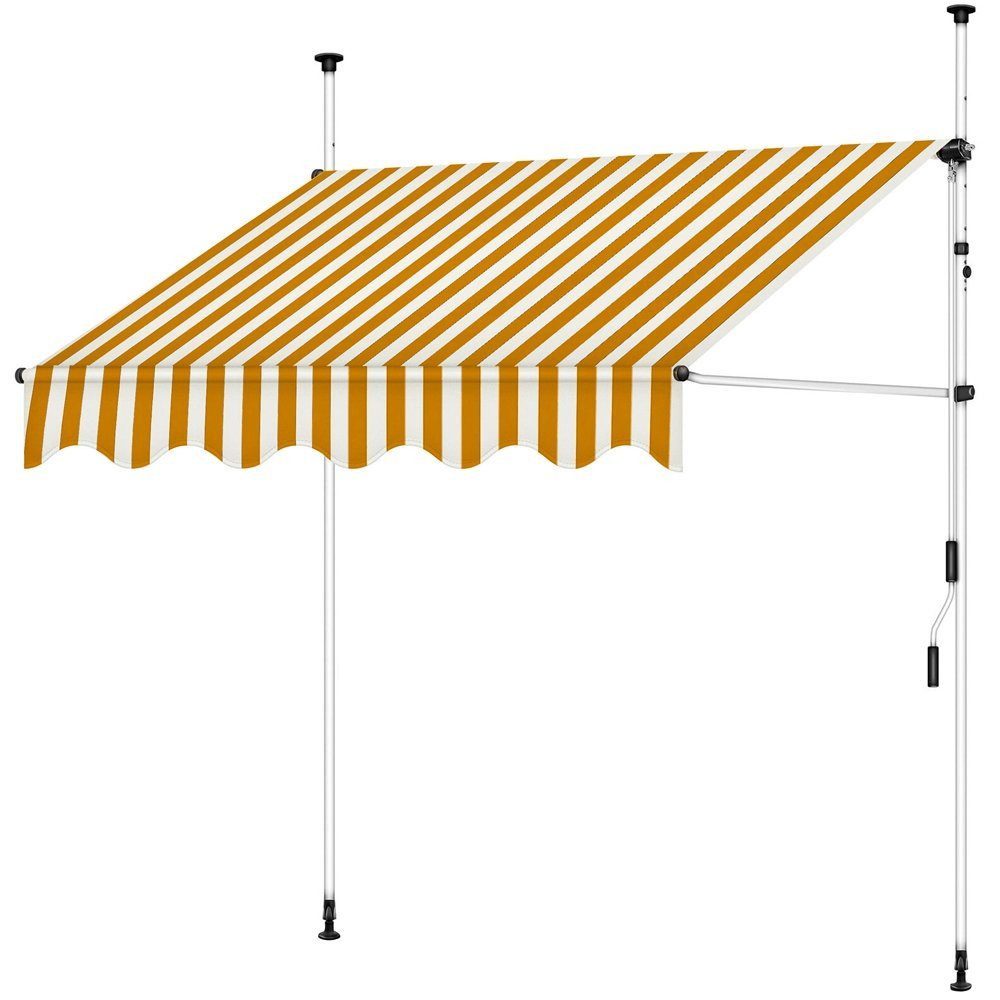 Feel2Home Klemmmarkise LED Klemmmarkise 150-400cm Balkon günstig online kaufen