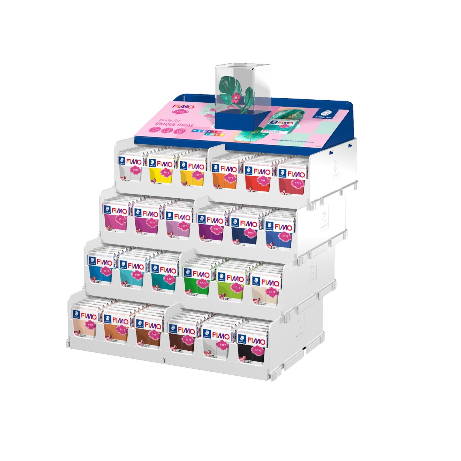 Modelliermasse STAEDTLER FIMO soft Modelliermasse - Display - 288 Stück