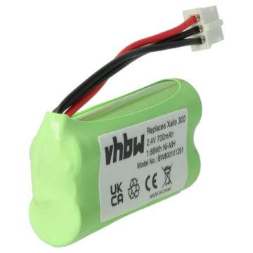 vhbw kompatibel mit Philips Aleor 300 Akku NiMH 600 mAh (2,4 V)