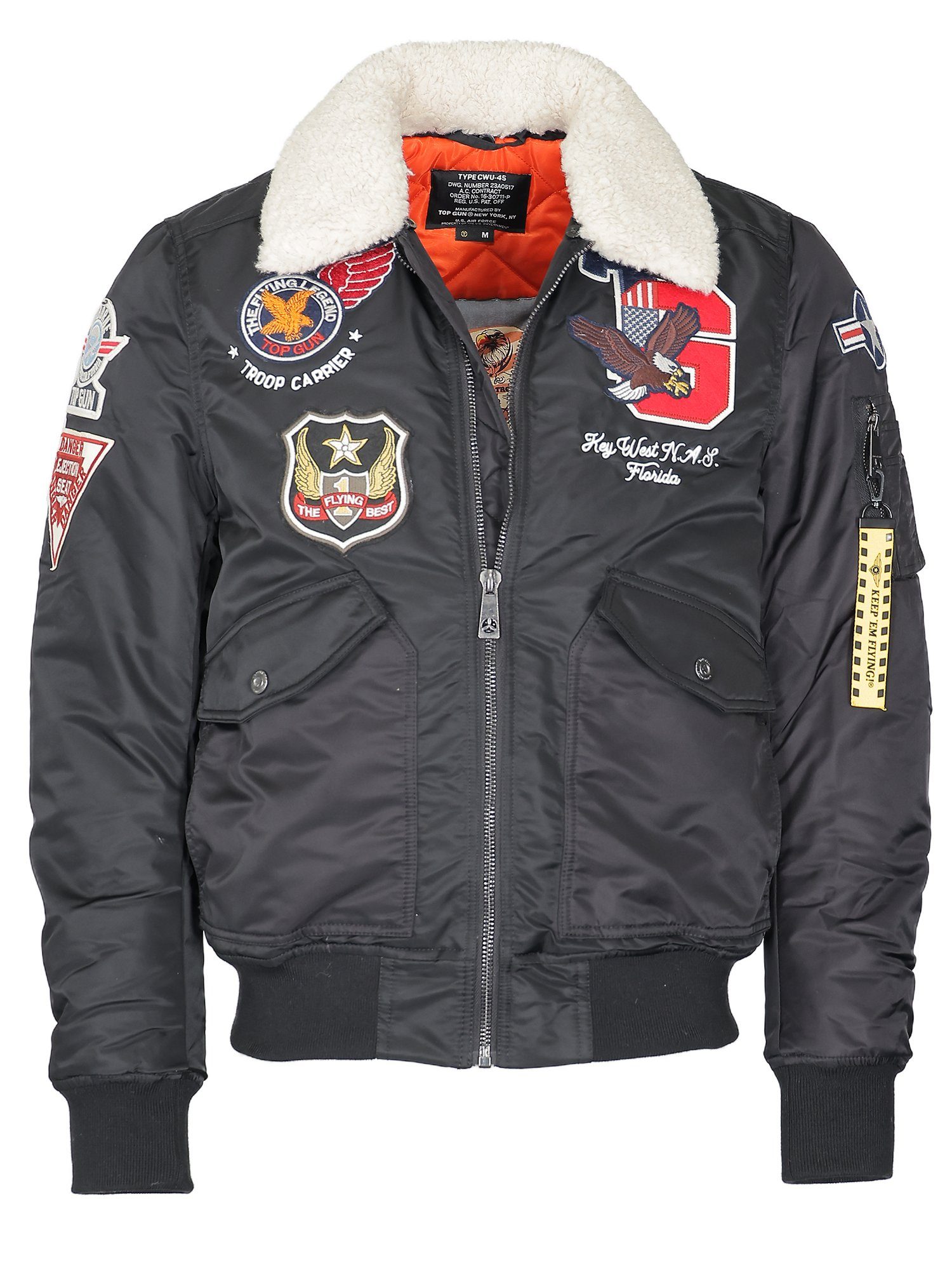 GUN black Bomberjacke TG23002 TOP