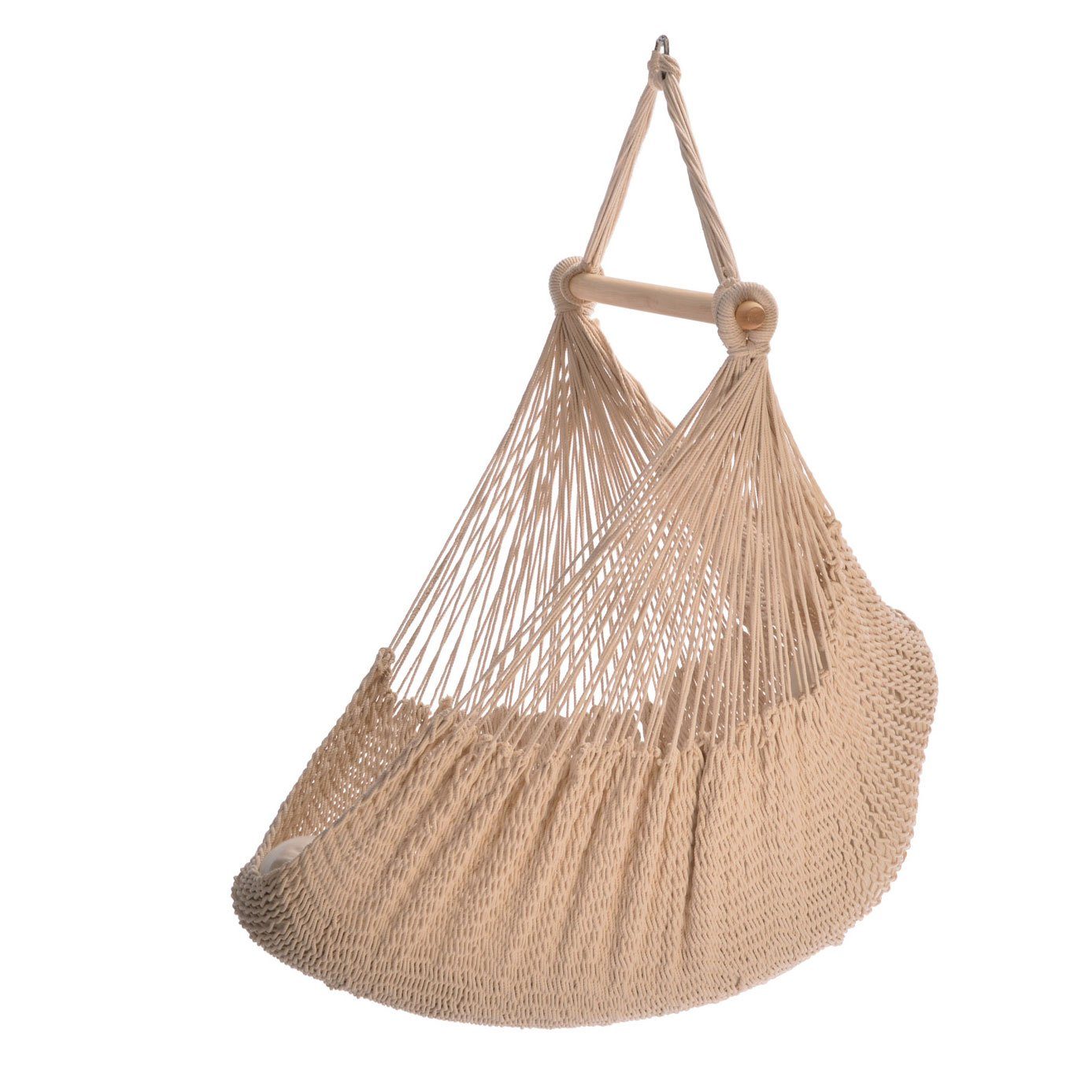 HängemattenGlück Hängestuhl Hängesessel Balao Grande Baumwolle bio von Hängemattenglück, Fair hergestellter Artikel aus Bio Baumwolle GOTS zertifiziert