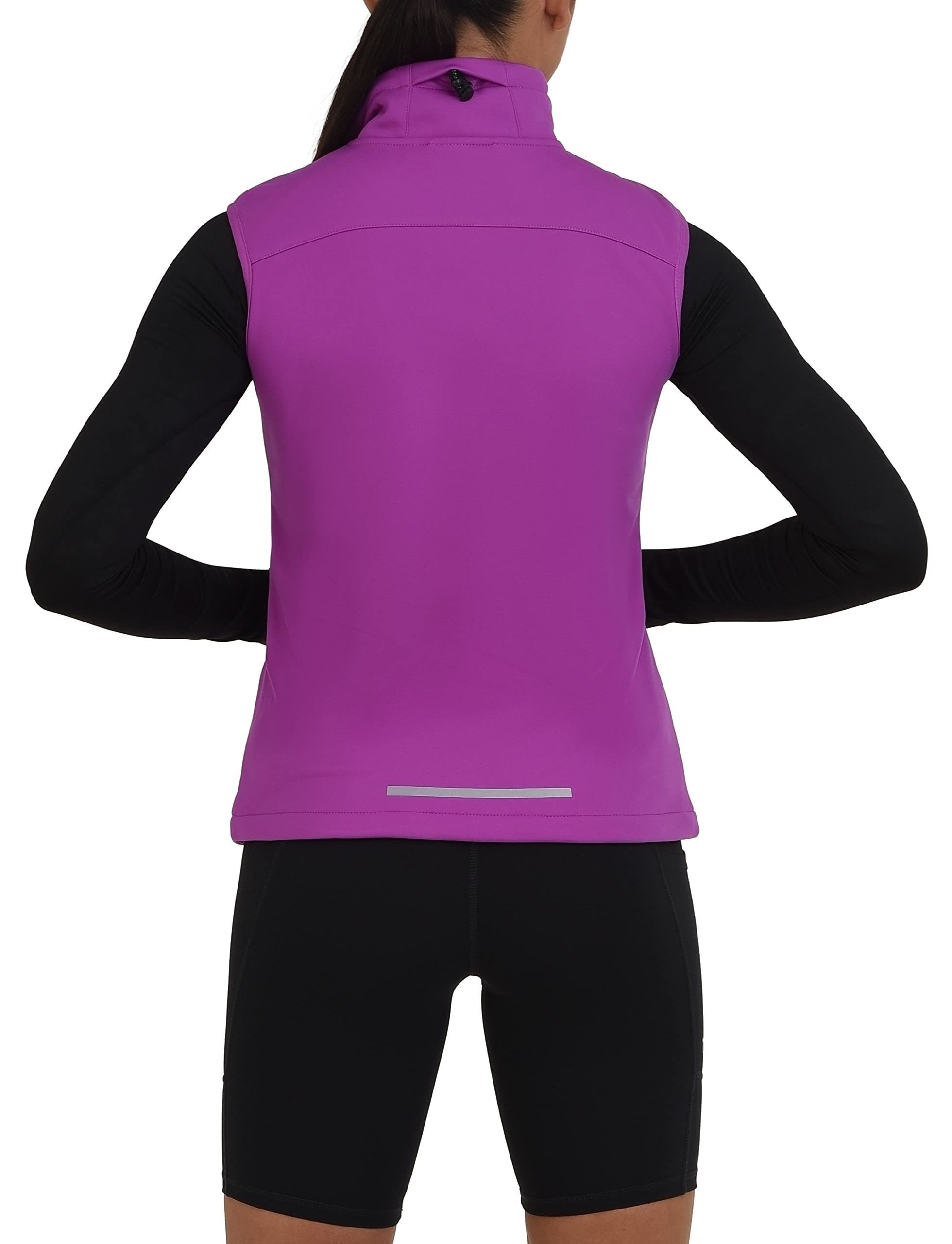 TCA Kurzjacke TCA Damen Flyweight - Lauf- Lila und Fahrradweste