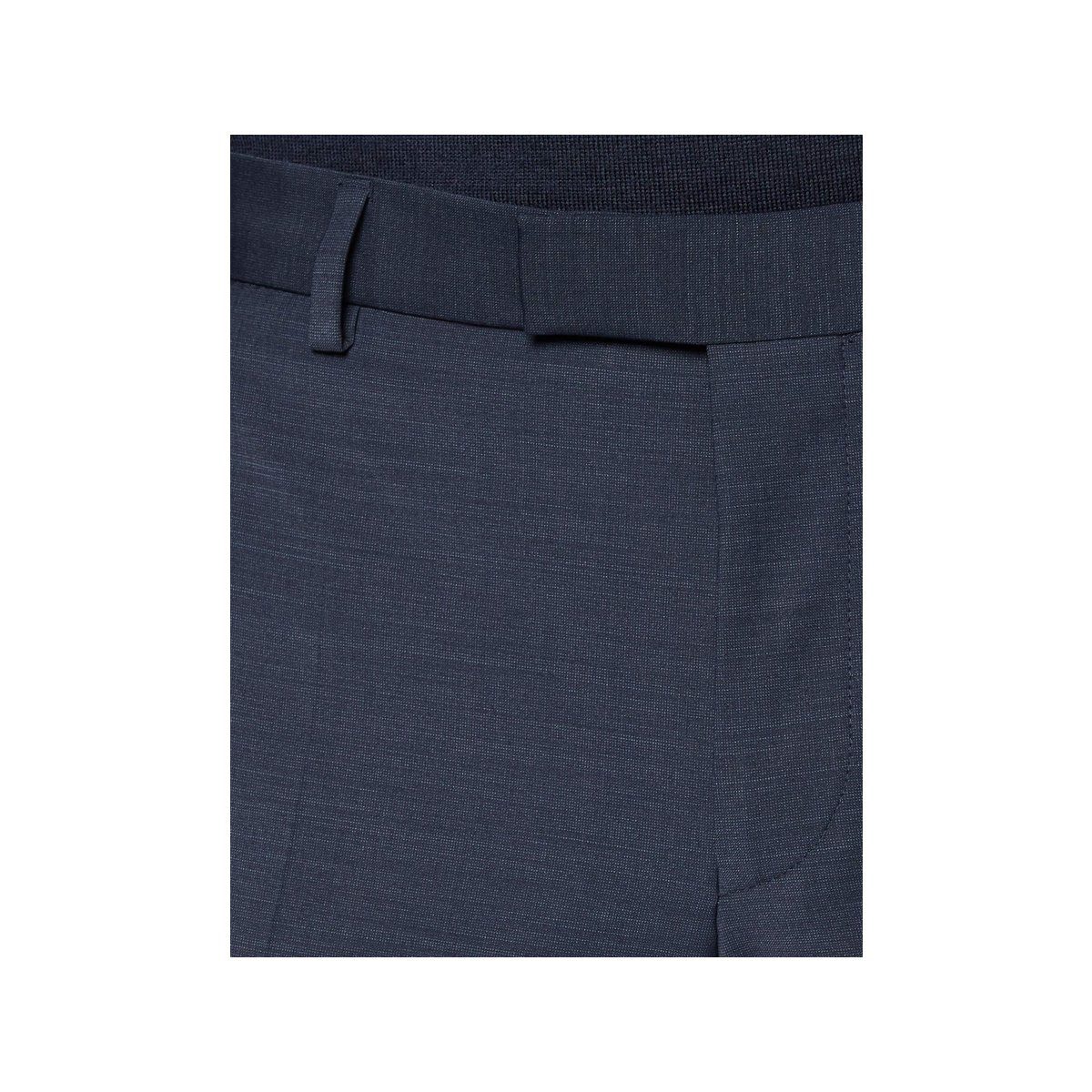 (1-tlg) Strellson blau regular Stoffhose