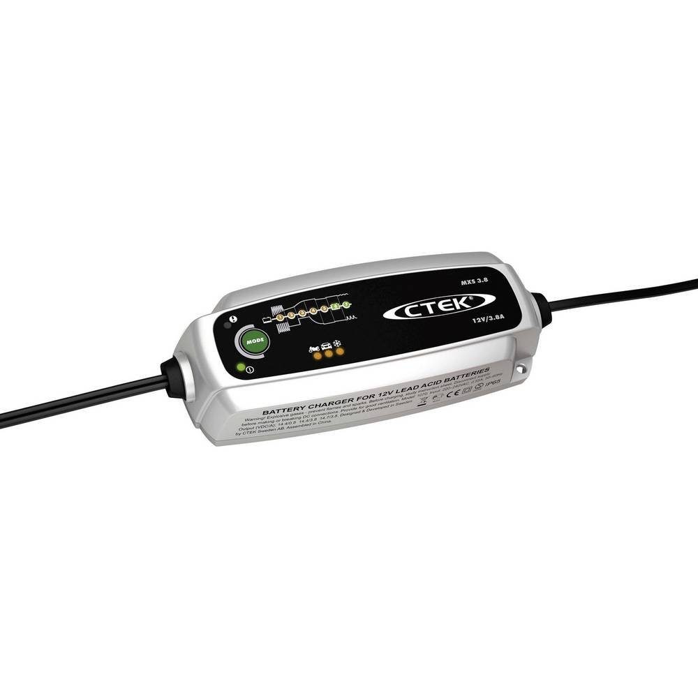 CTEK Automatik-Ladegerät Multi XS 3.8 56-309 Autobatterie-Ladegerät (Akkutest, Auffrischen, Regenerieren, verschiedene Ladeprogramme)