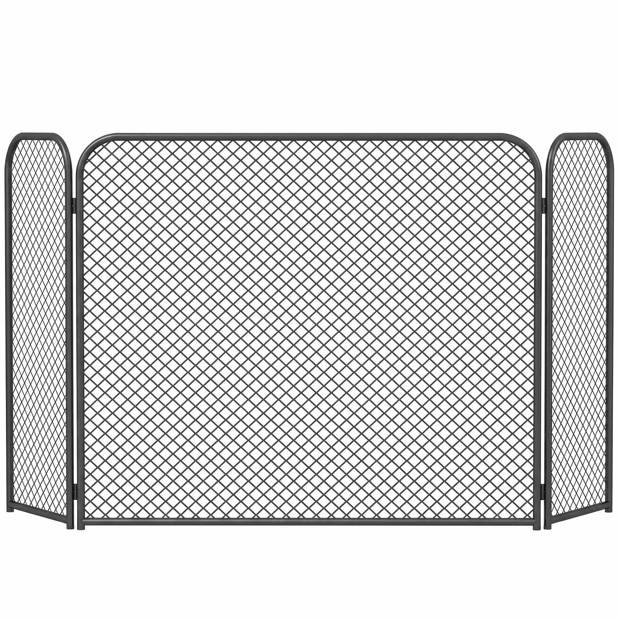 FELIXLEO Funkenschutzgitter Kaminschutzgitter 3 Teiliges Faltbares Funkenschutzgitter 100x51cm (1 St)