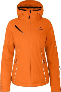 Bergson Skijacke DESTINY Damen Skijacke, wattiert, 12000 mm Wassersäule, Langgrößen, orange