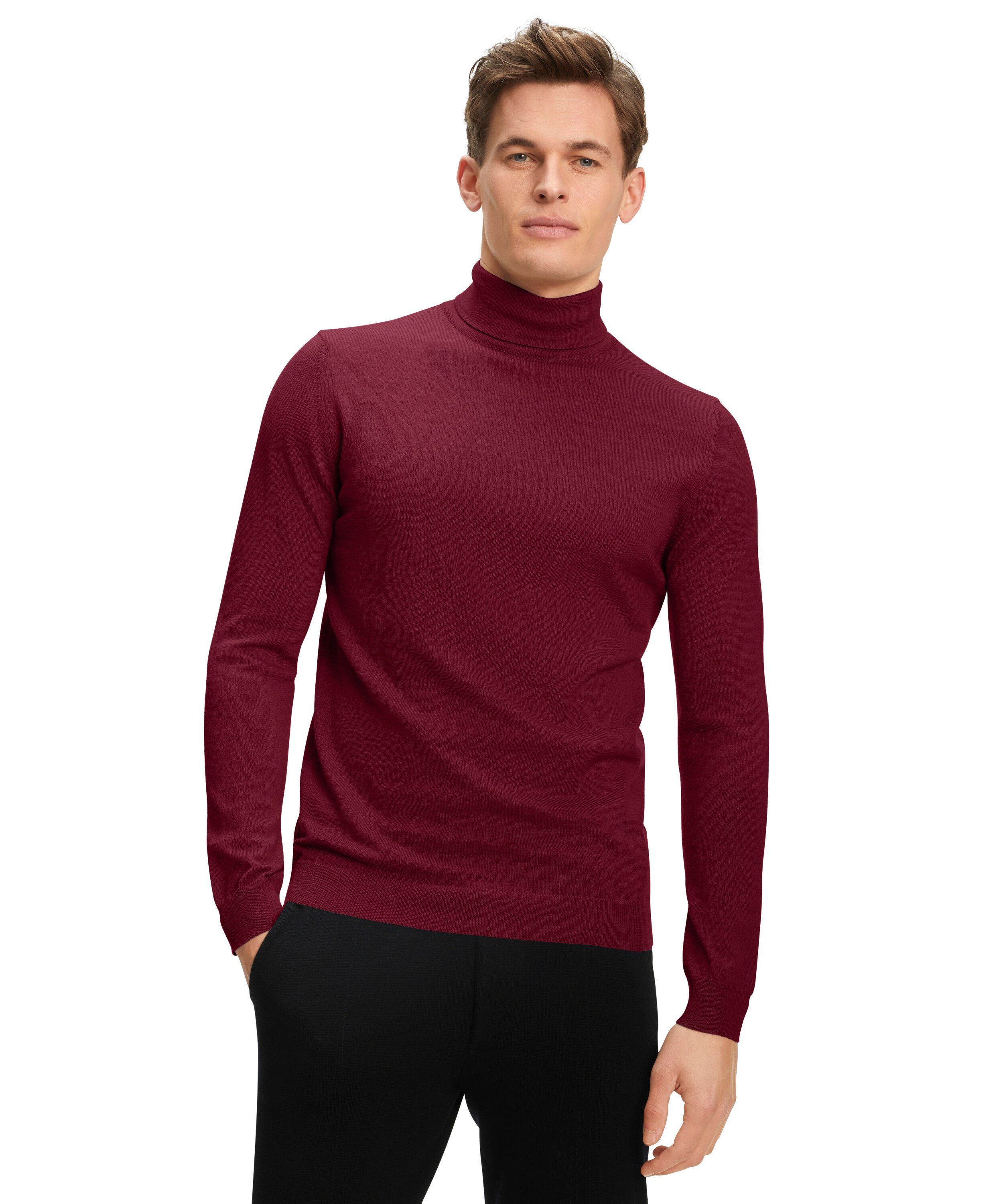 FALKE Strickpullover aus reiner, extrafeiner Merinowolle