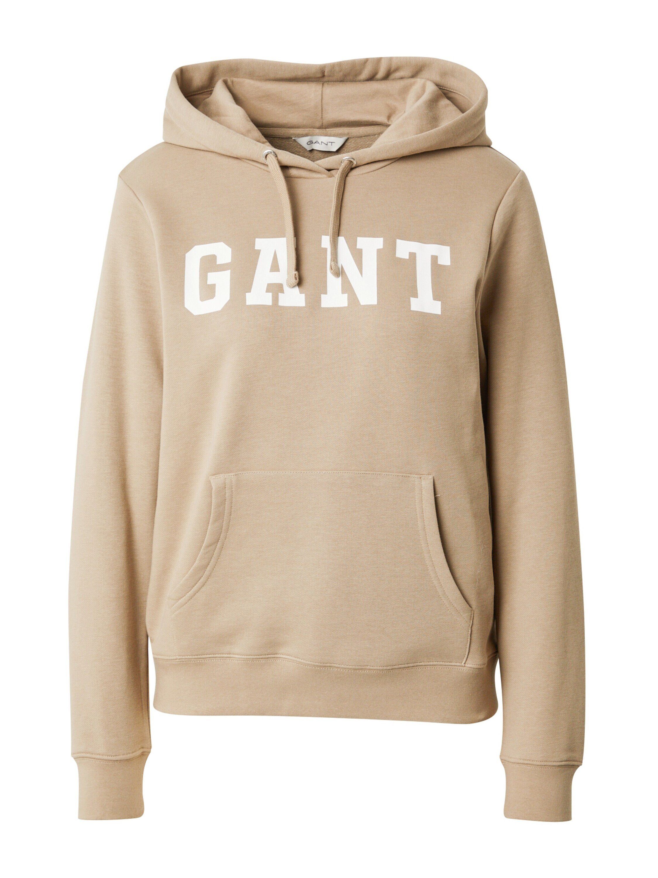 (1-tlg) Weiteres Beige Gant Sweatshirt Detail