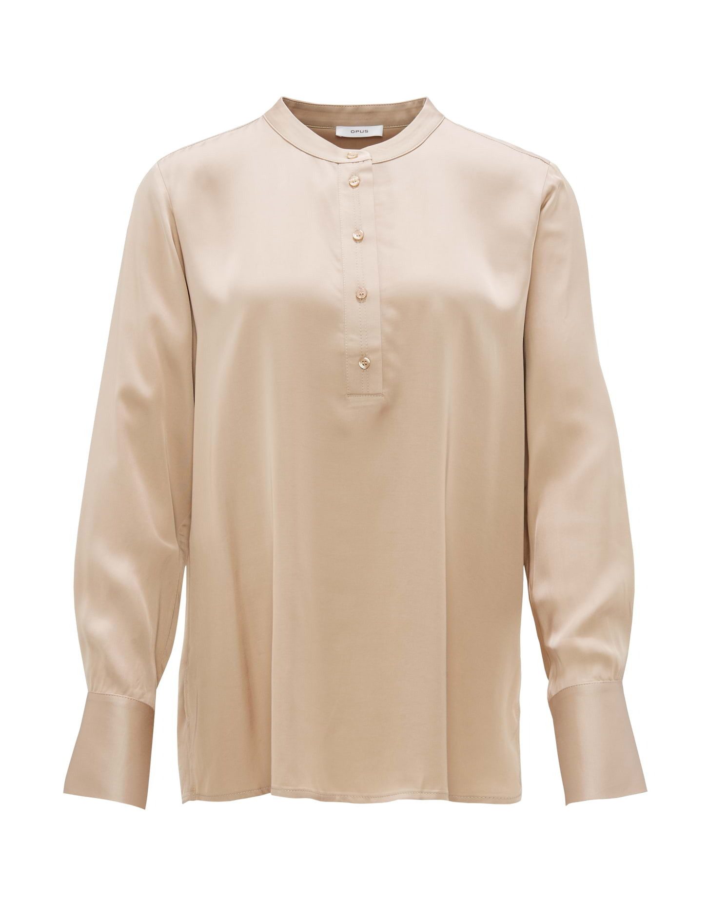 OPUS Langarmbluse Tunikabluse FANJI Regular aus Satin günstig online kaufen