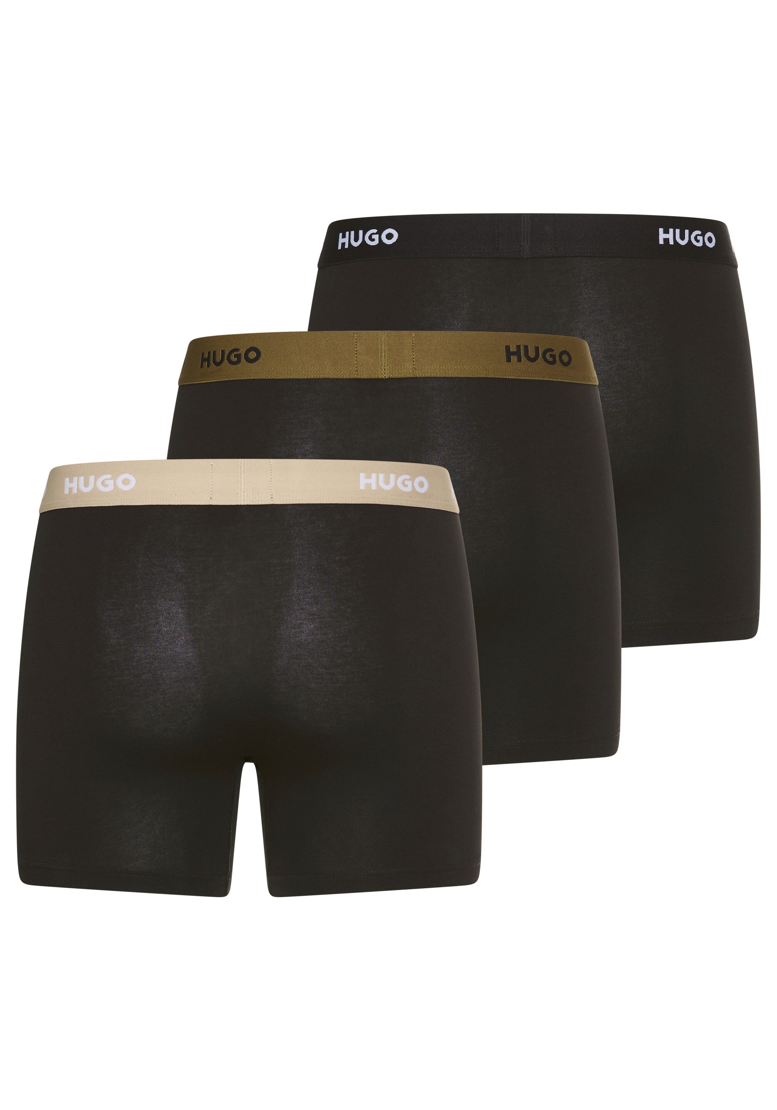 HUGO Boxer BOXERBR TRIPLE (Packung, 3-St., 3er) mit elastischem Bund günstig online kaufen