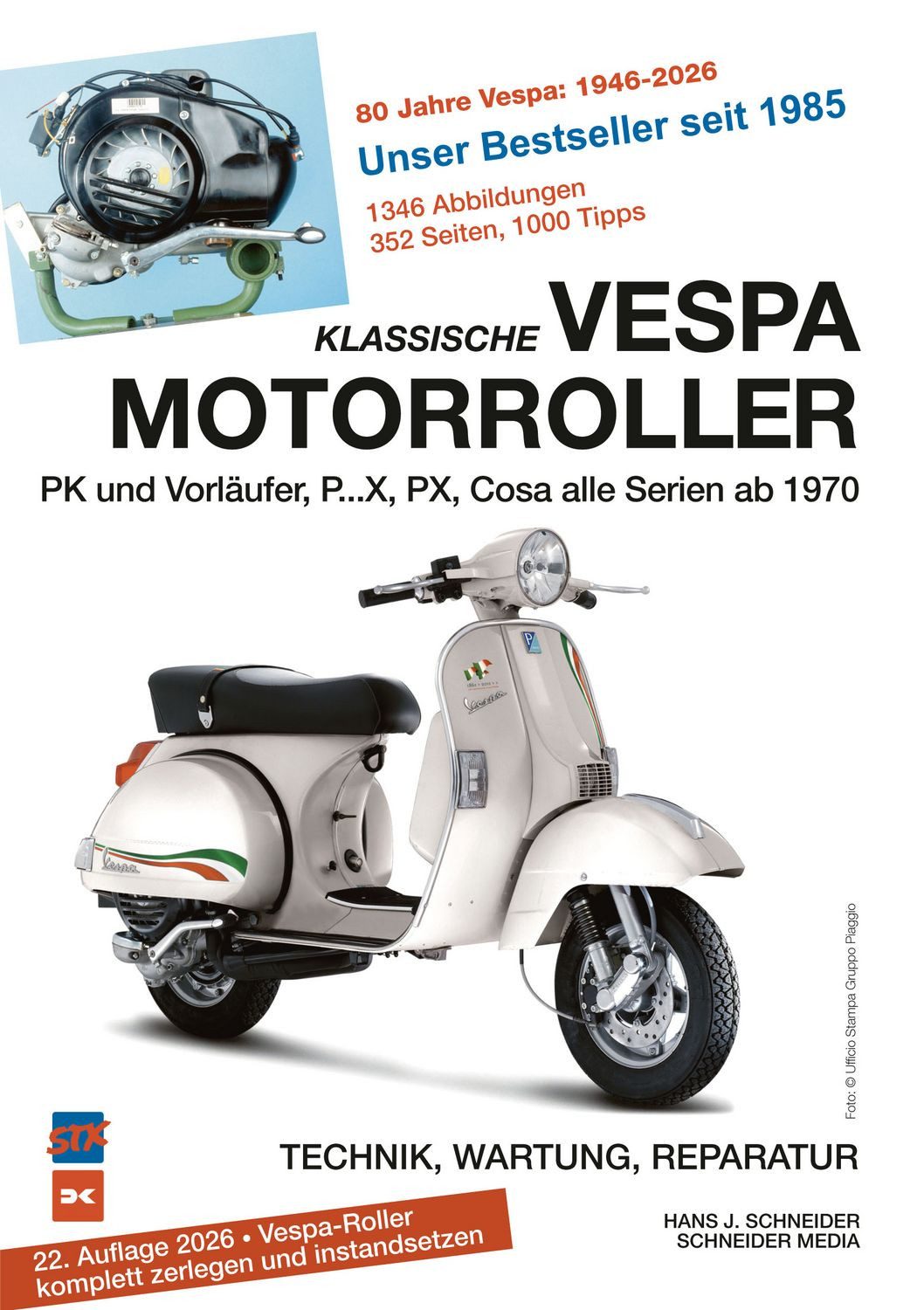 Klassische Vespa Motorroller / Hans J. Schneider