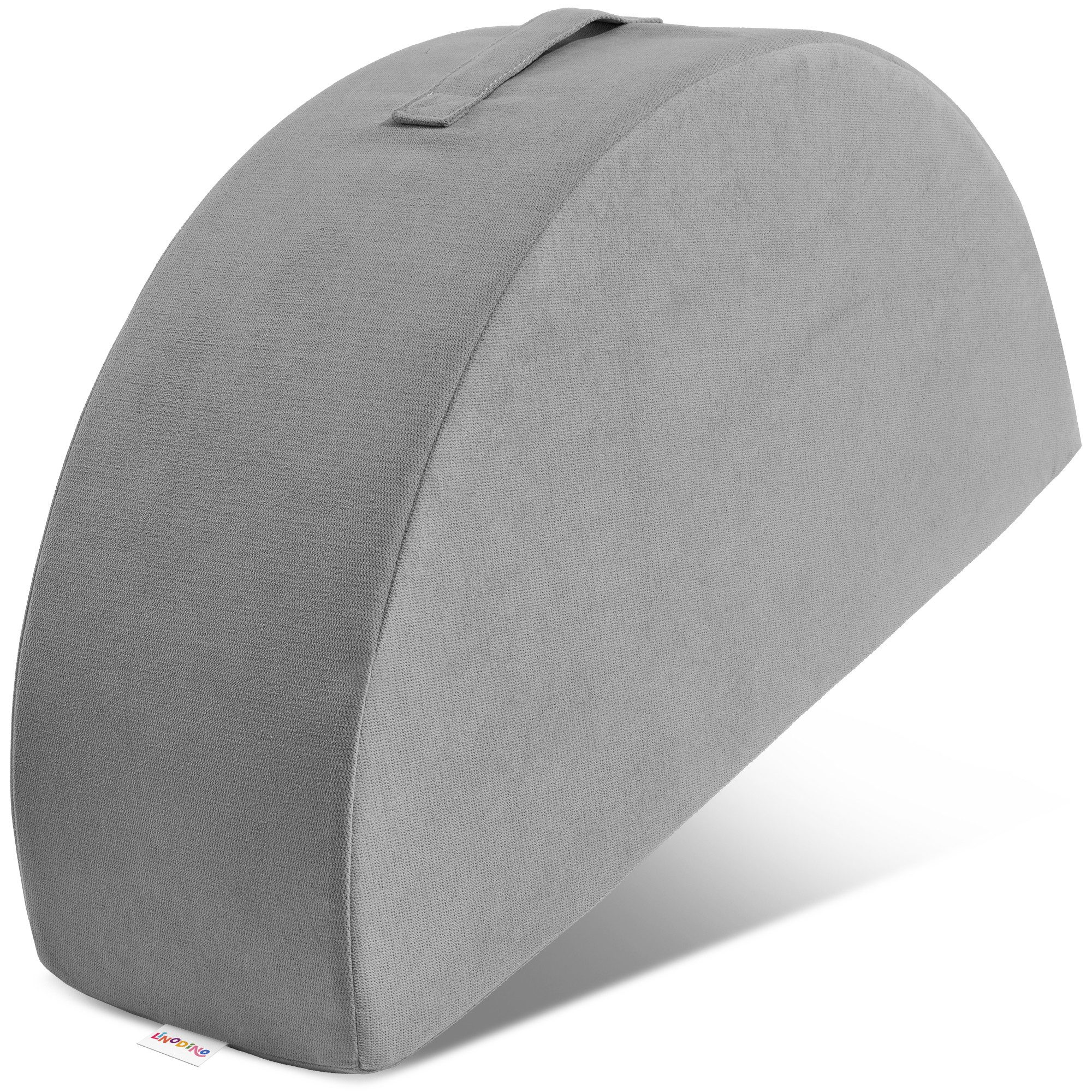 Linodino Kindersofa Halbmond Wippe I Balancieren, Schaukeln & Spielsofa Erweiterung Add-on, Waschbarer Bezug 30°