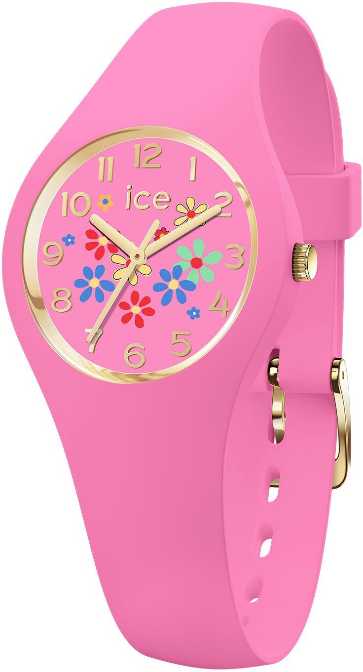 ice-watch Quarzuhr ICE flower - Pinky bloom - Extra small - 3H, 021731, ideal  auch als Geschenk | Quarzuhren