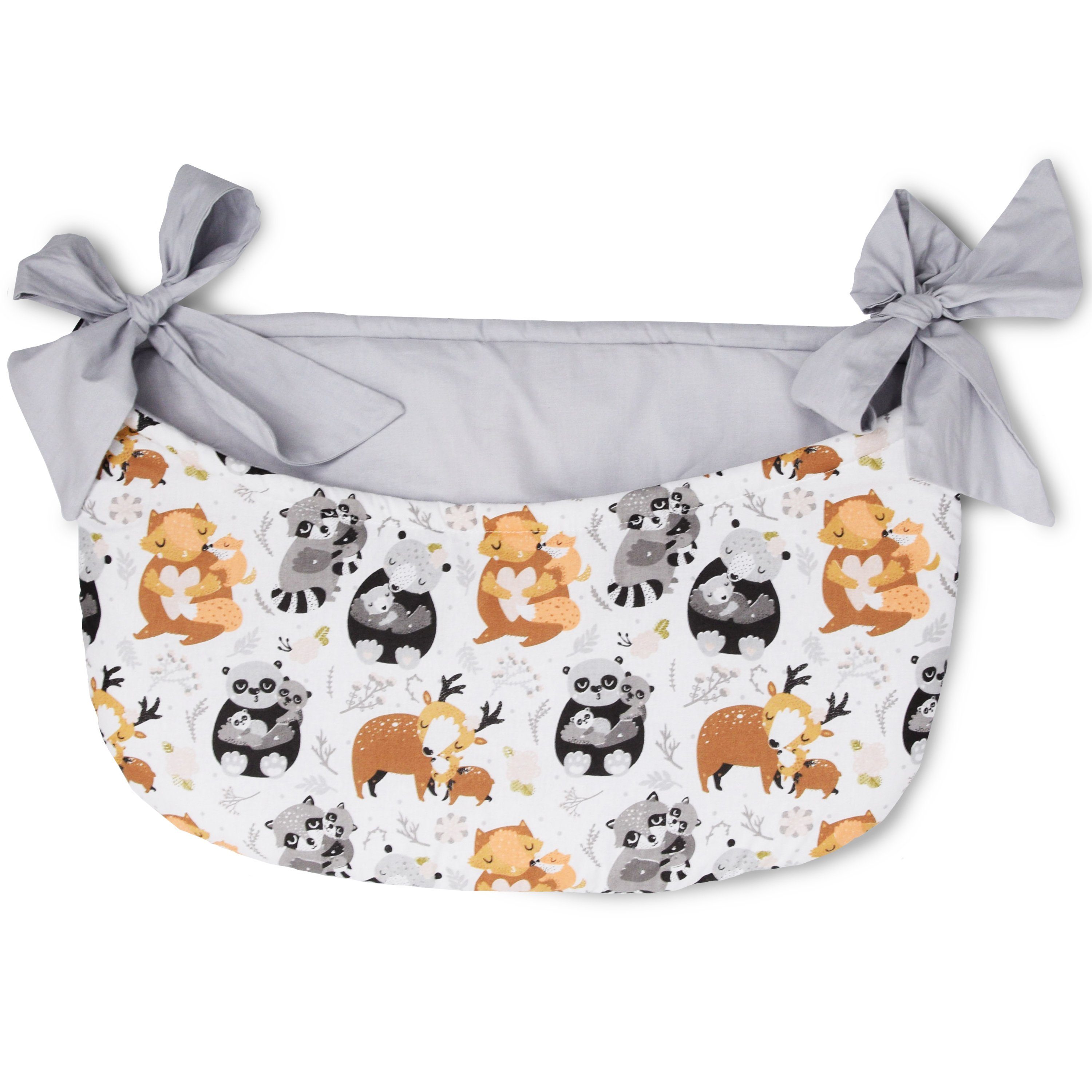 Amilian Betttasche zum Einhängen; Spielzeugtasche; Babybetttasche; Windelntascher