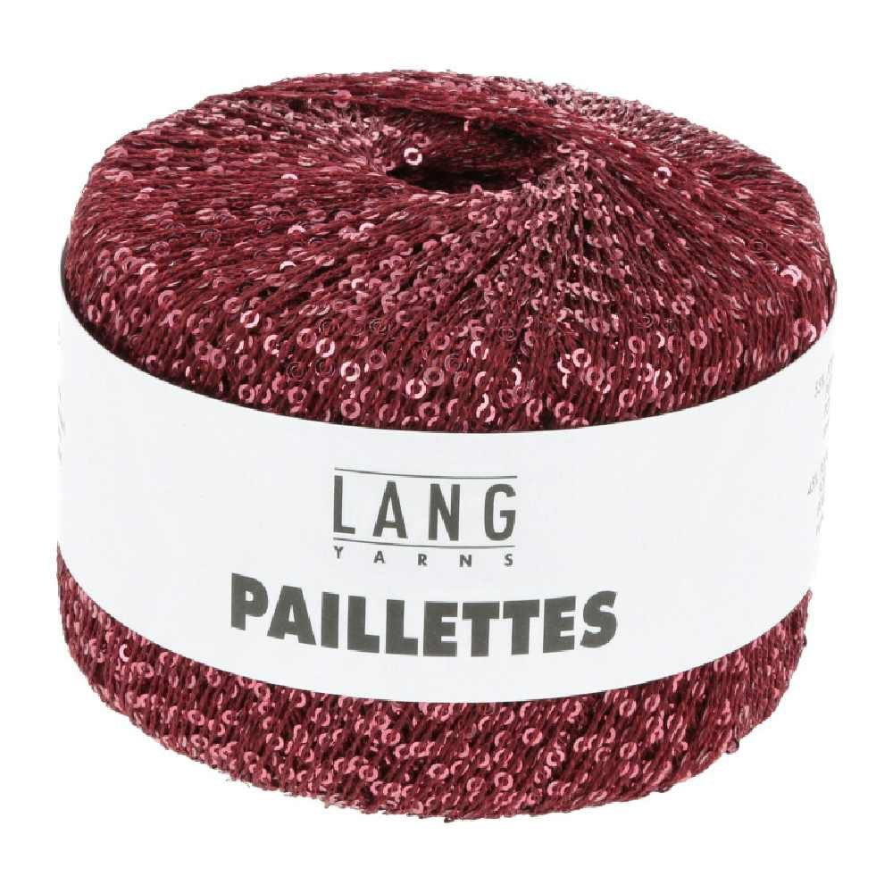LANG YARNS PAILLETTES Häkelwolle, 112 m (25 Gramm), glänzendes Effektgarn mit Pailletten von Lang Yarns