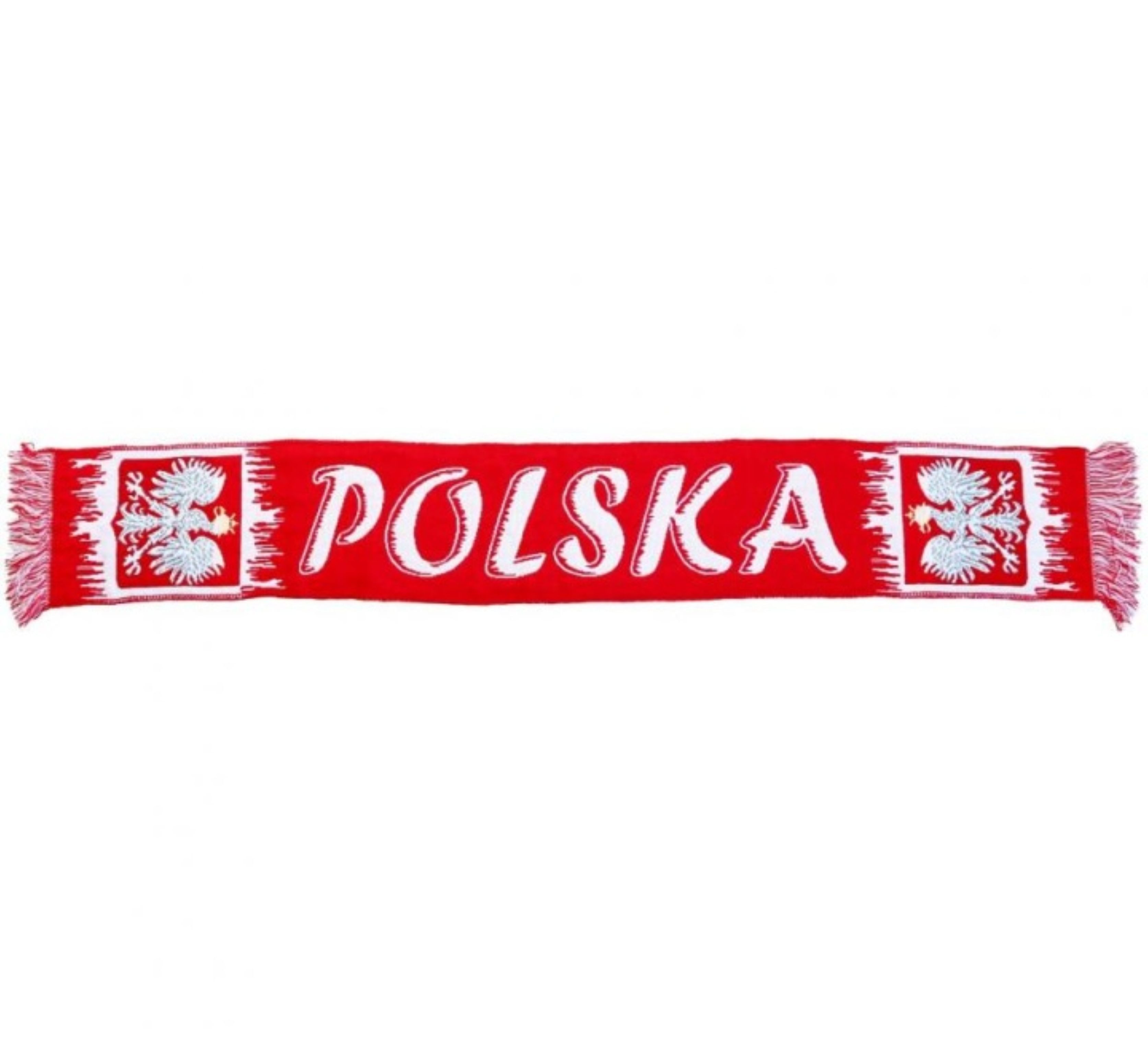 Festivalartikel Wollschal Fanschal Polen POLSKA 130cm Fußball Schal Nationalmannschaft, (1-St)