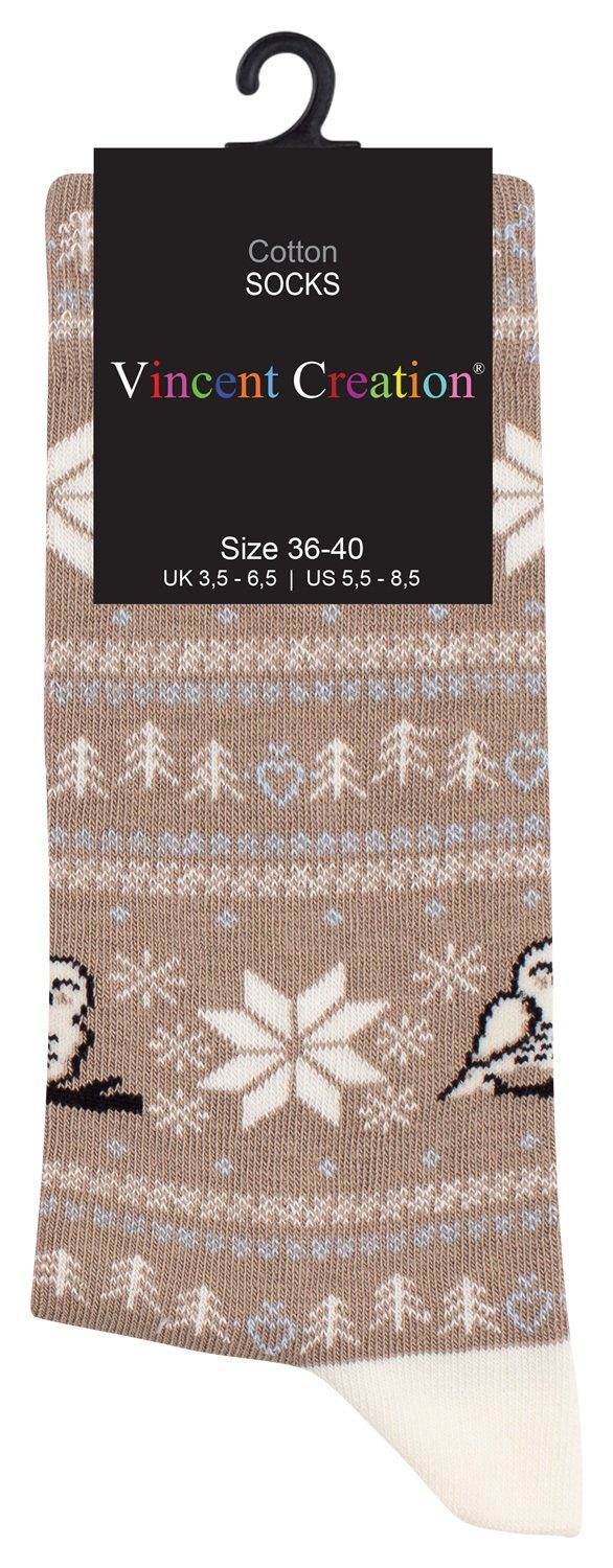 Vincent Creation® Socken Farbenfrohe Freizeitsocken Damen & Herren mit bunten lustigen Motiven