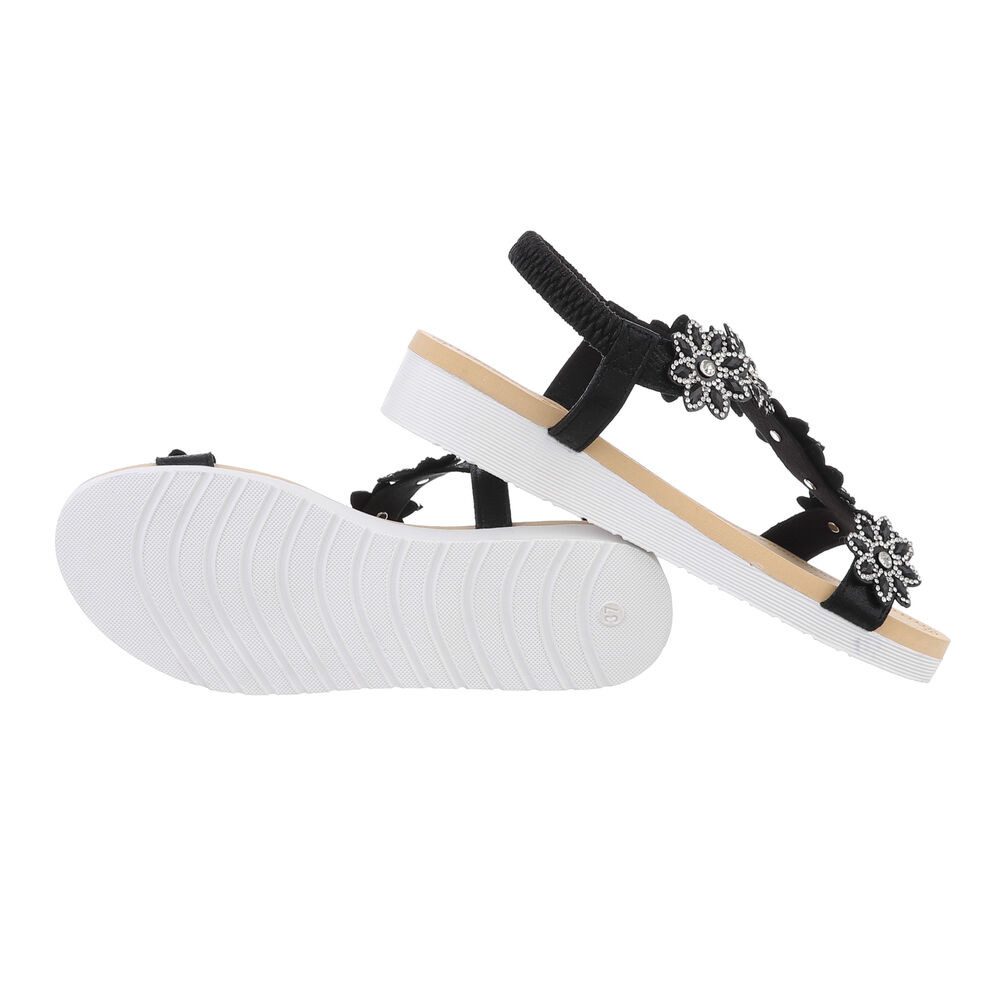 Ital-Design Damen Freizeit Riemchensandalette (85960343) Keilabsatz/Wedge K günstig online kaufen