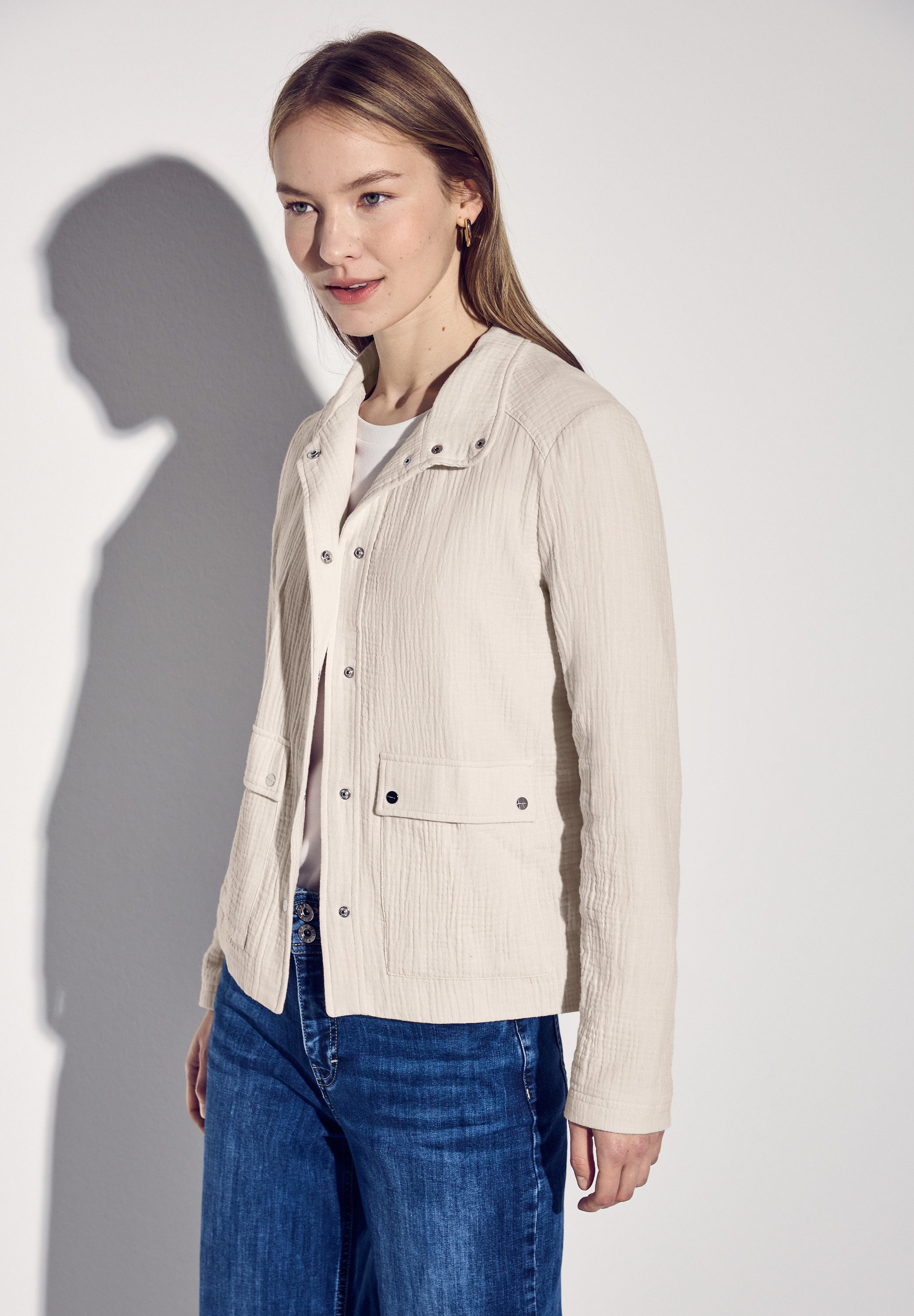 STREET ONE Kurzjacke mit Knopfleiste günstig online kaufen