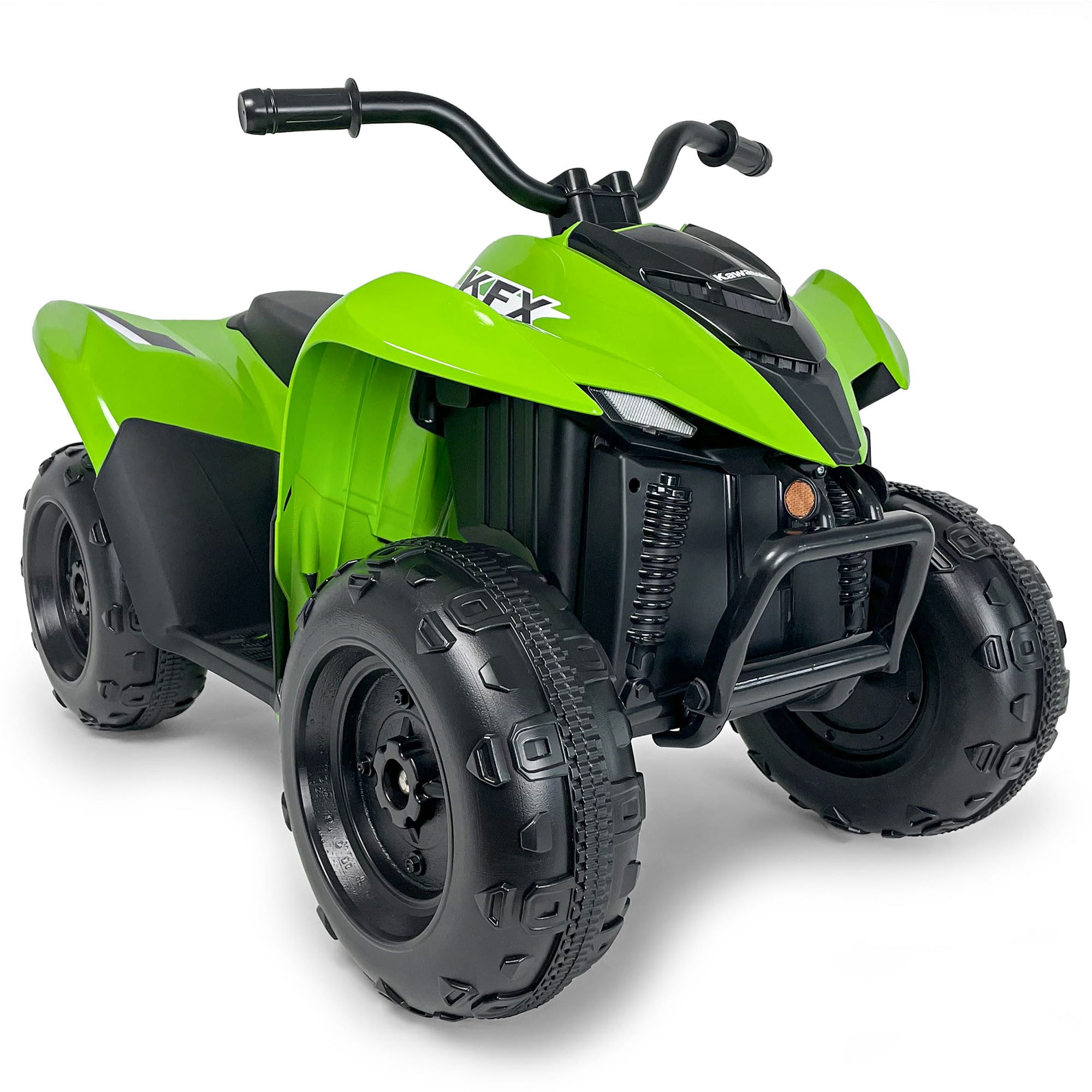 INJUSA Elektro-Kinderquad Kawasaki KFX90 ATV, Belastbarkeit 30 kg, Elektro-Kinderquad 12V ATV, ca. 6 km/h, Automatikbremse, ab 3 Jahren